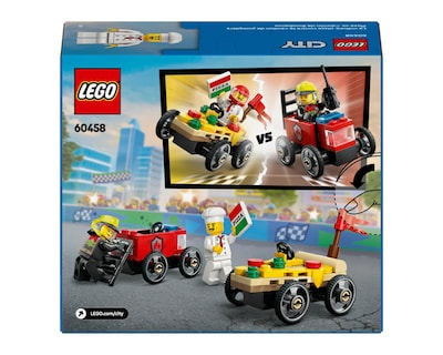 Foto 9 | LEGO City: Pack de Coches de Carreras Pizza vs Camión de Bomberos