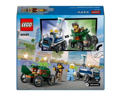 Foto 9 | LEGO City: Pack de Coches de Carreras Avión vs Cama de Hospital