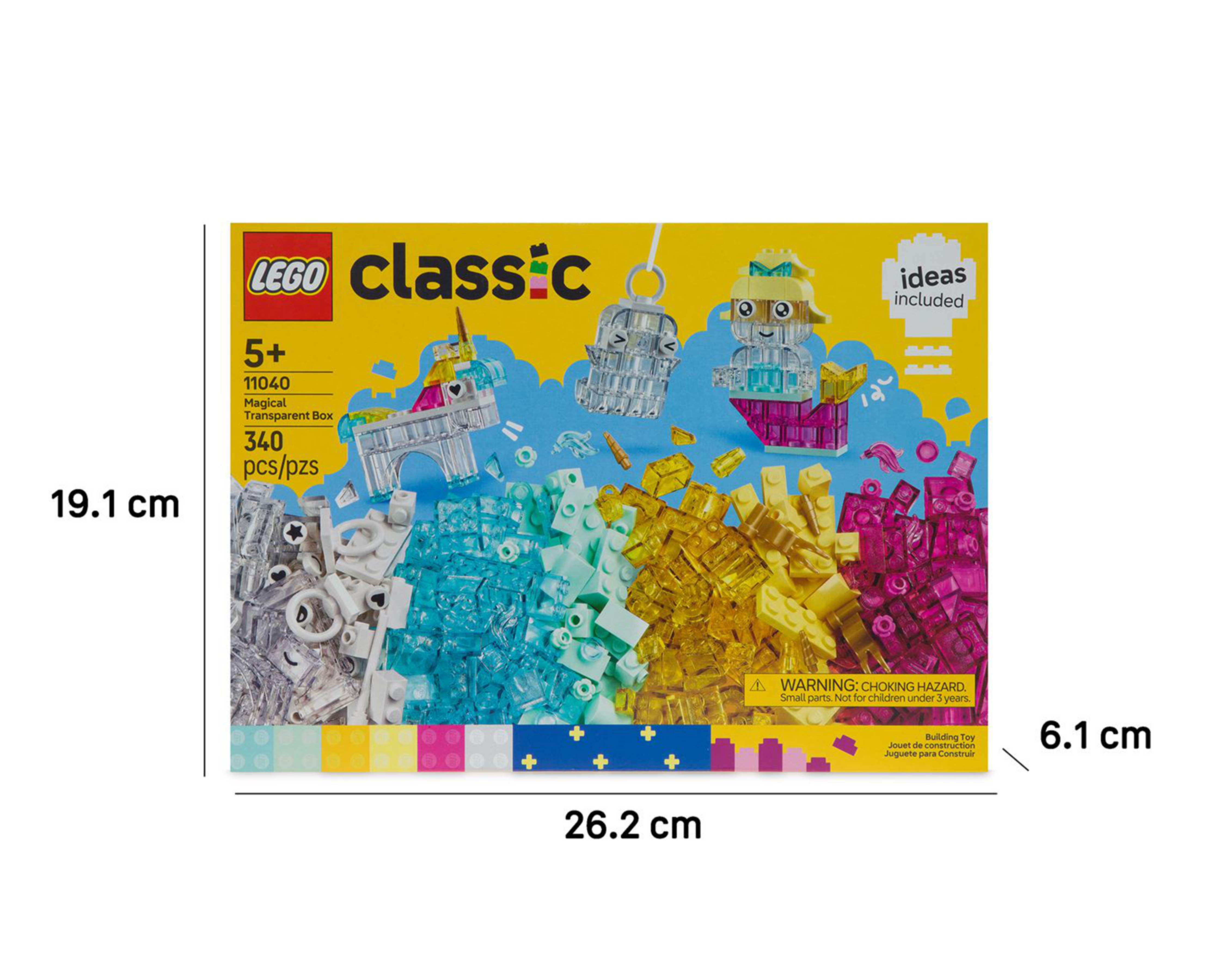 Foto 11 pulgar | LEGO Classic: Caja de Magia Transparente