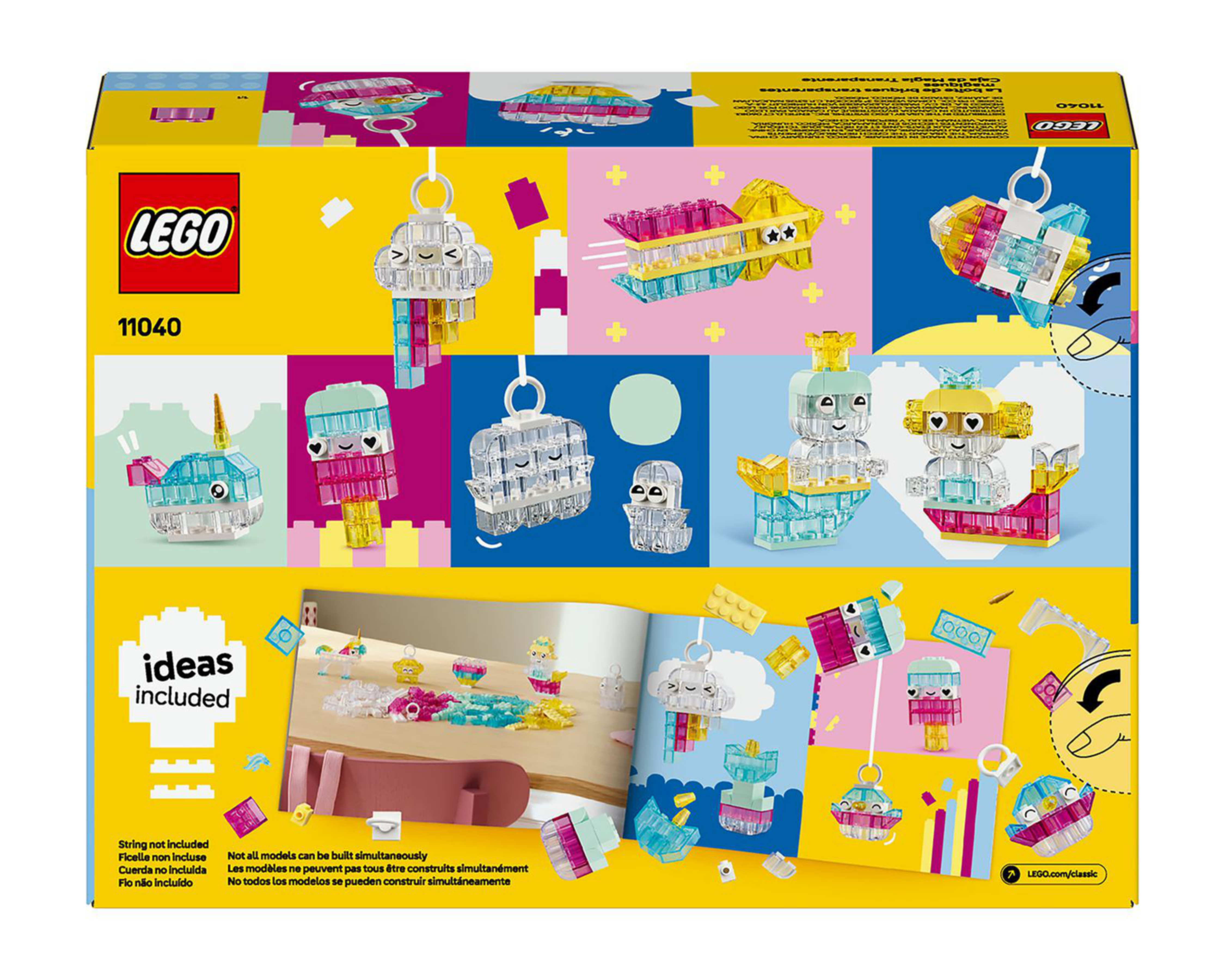 Foto 9 | LEGO Classic: Caja de Magia Transparente