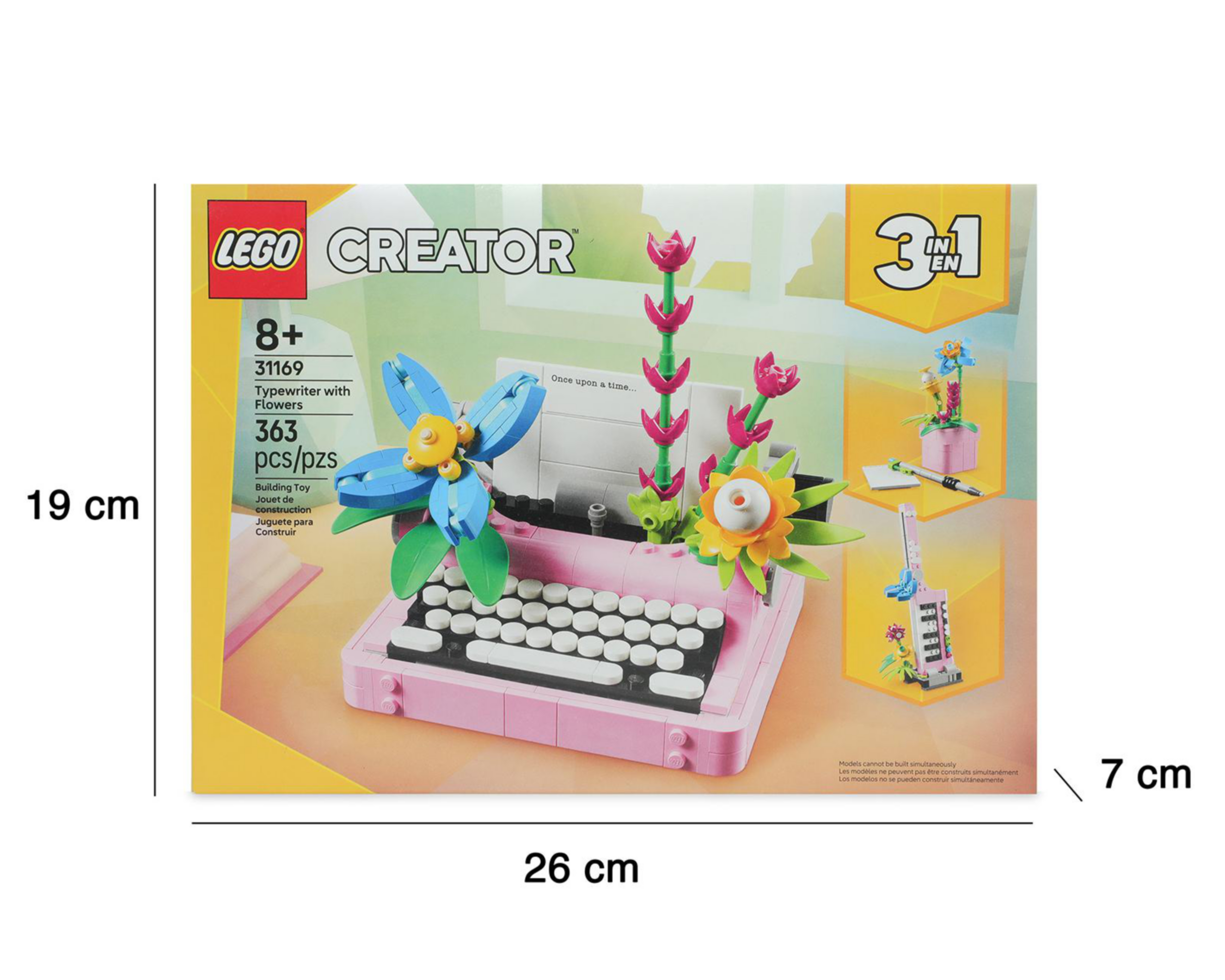 Foto 10 | LEGO Creator 3 en 1 Máquina de Escribir con Flores