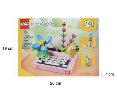 Foto 10 | LEGO Creator 3 en 1 Máquina de Escribir con Flores