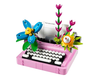 Foto 3 | LEGO Creator 3 en 1 Máquina de Escribir con Flores