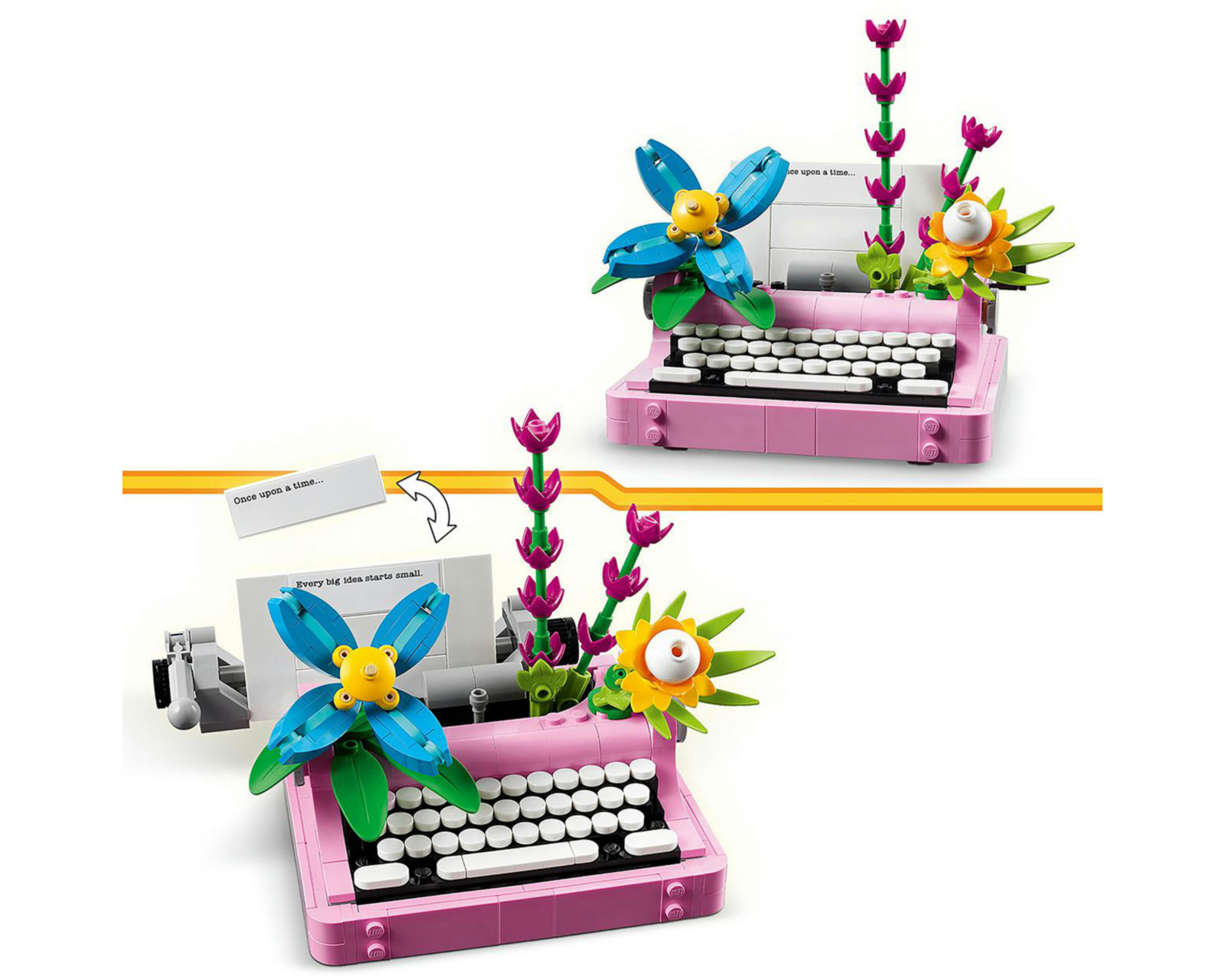 Foto 7 | LEGO Creator 3 en 1 Máquina de Escribir con Flores