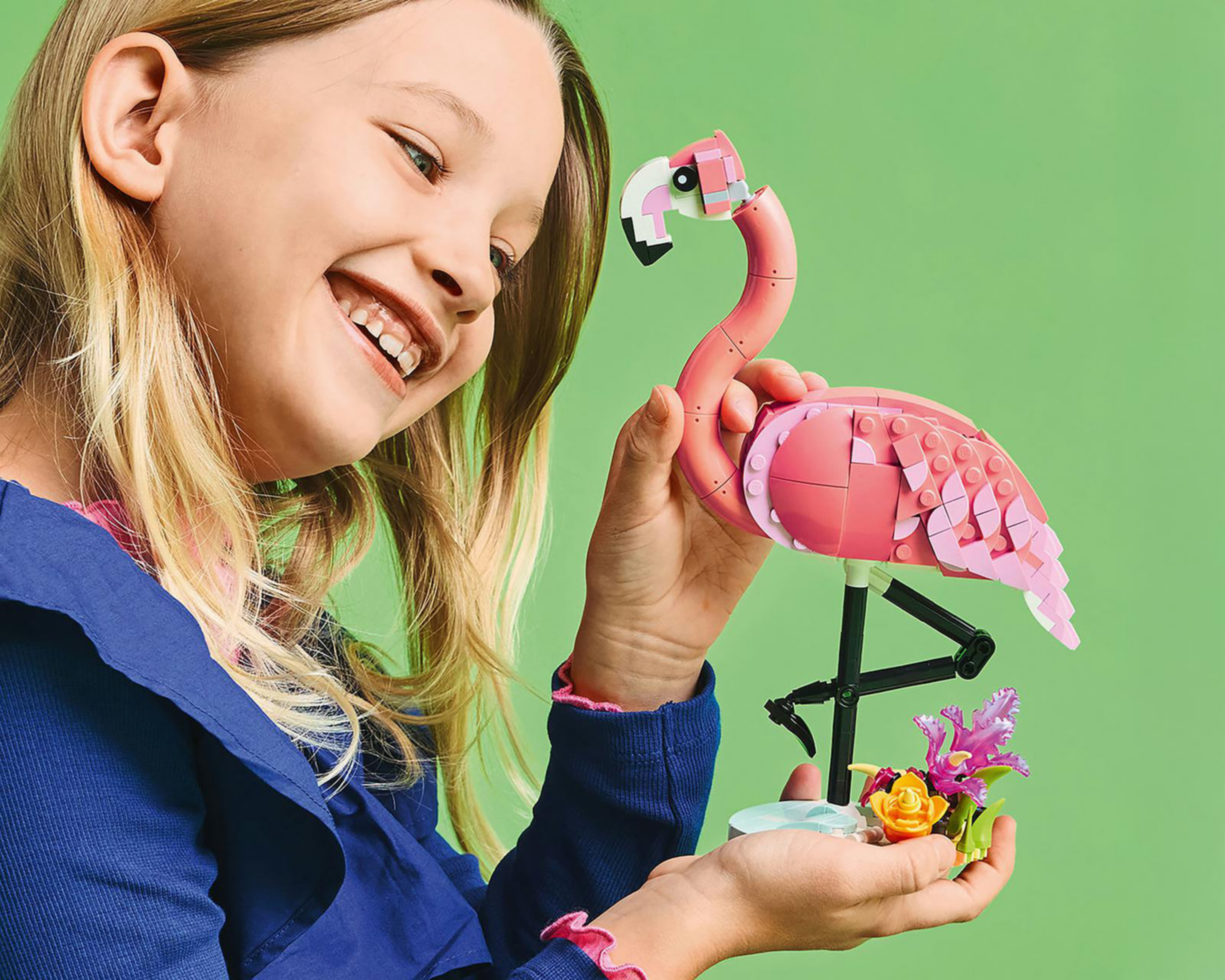 Foto 6 pulgar | LEGO Fauna Salvaje: Flamenco Rosa