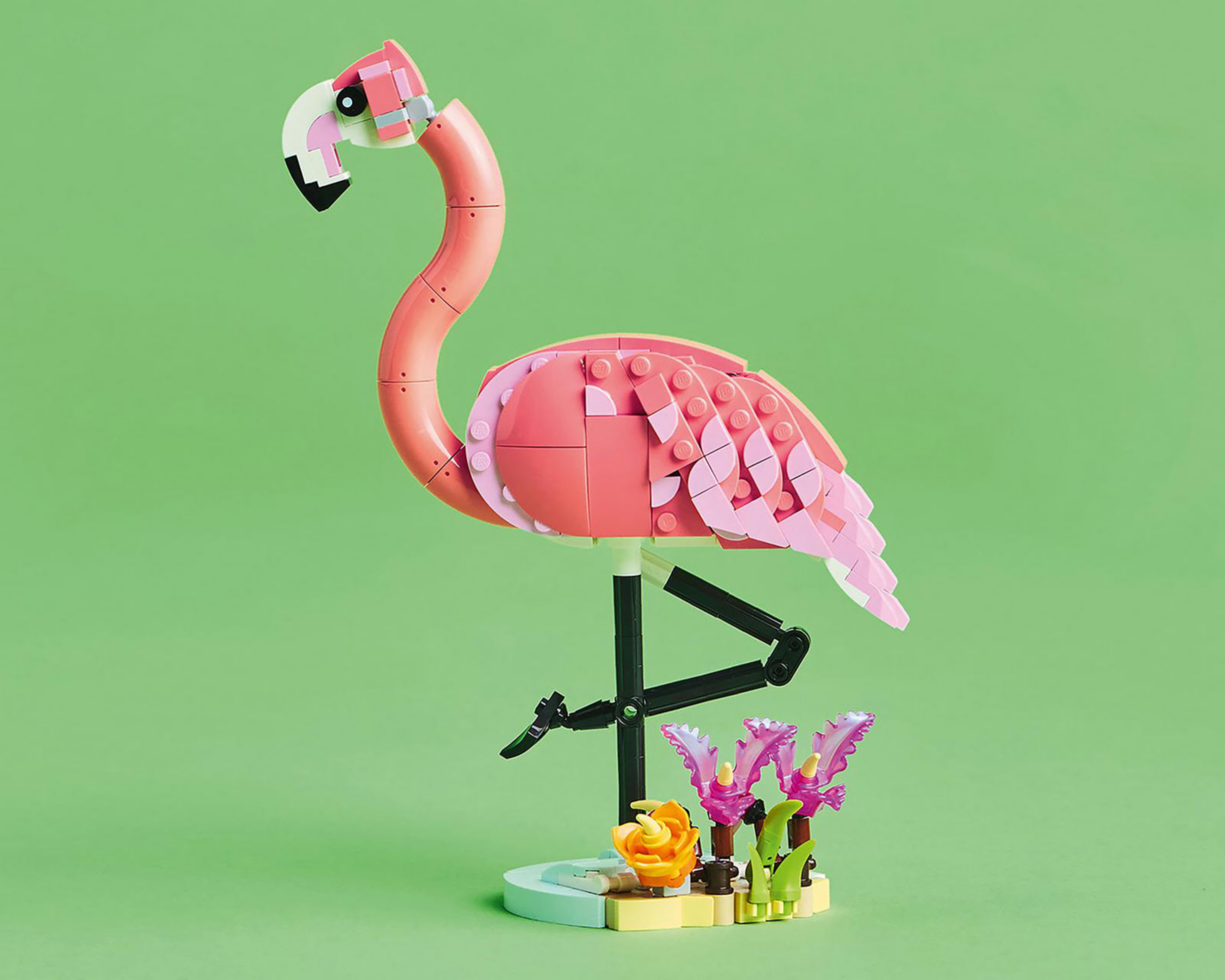 Foto 7 pulgar | LEGO Fauna Salvaje: Flamenco Rosa