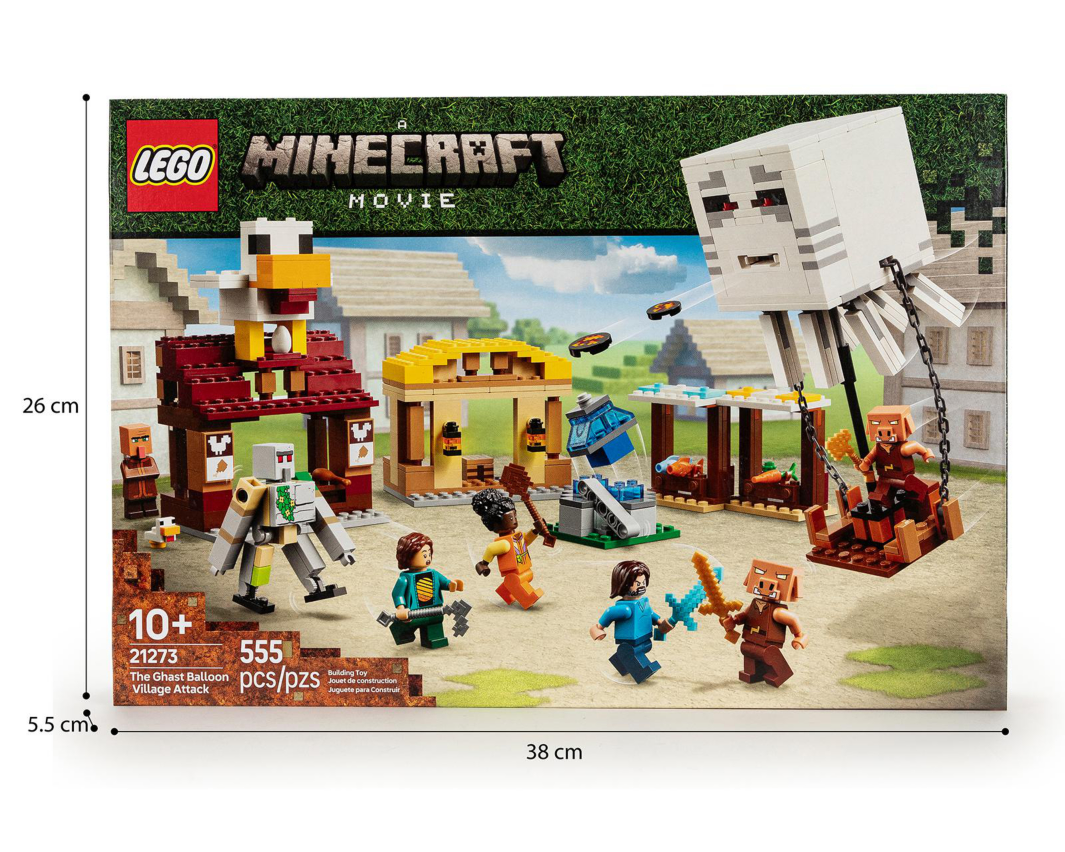 Foto 10 | LEGO Minecraft El Ataque a la Aldea del Globo de Ghast