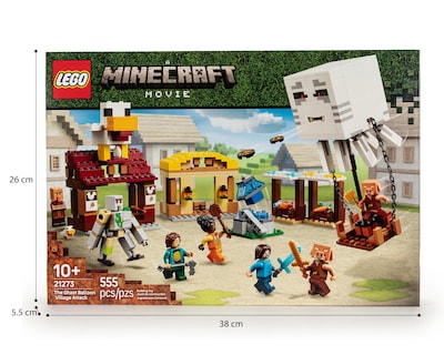Foto 3 | LEGO Minecraft El Ataque a la Aldea del Globo de Ghast