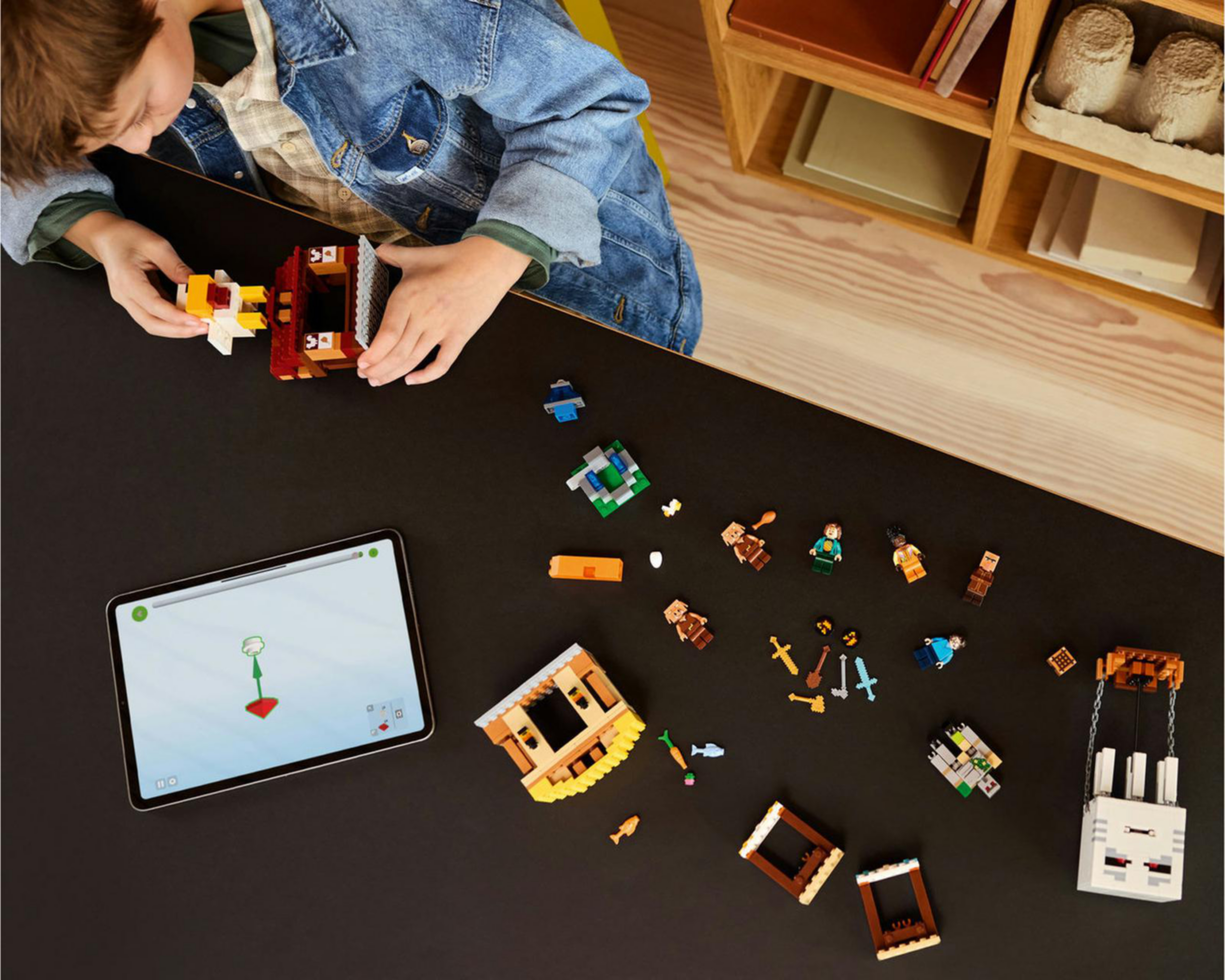 Foto 4 | LEGO Minecraft El Ataque a la Aldea del Globo de Ghast