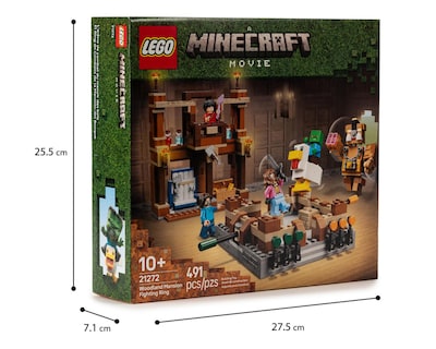 Foto 10 | LEGO Minecraft: El Ring de Combate de la Mansión del Bosque