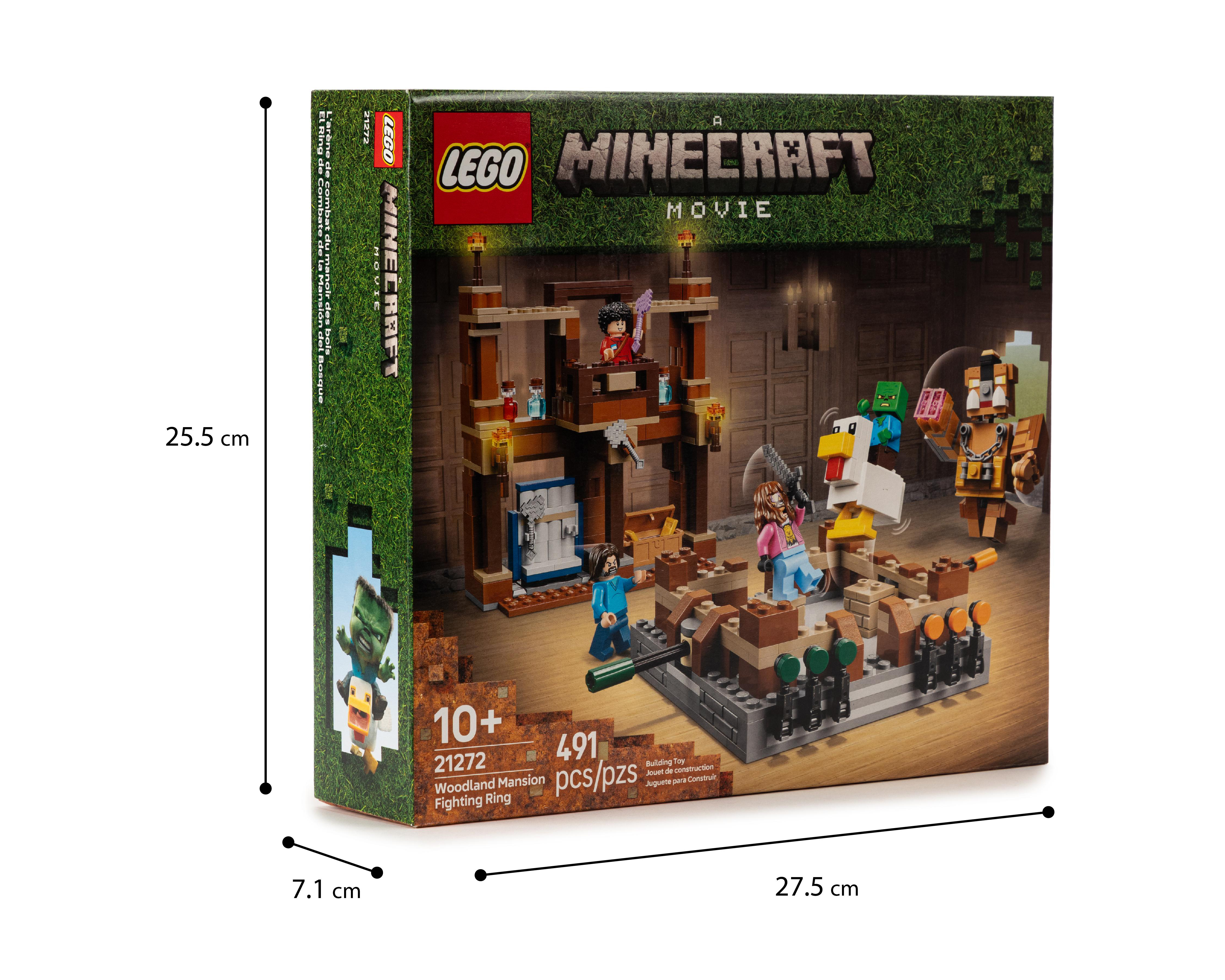 Foto 5 pulgar | LEGO Minecraft: El Ring de Combate de la Mansión del Bosque