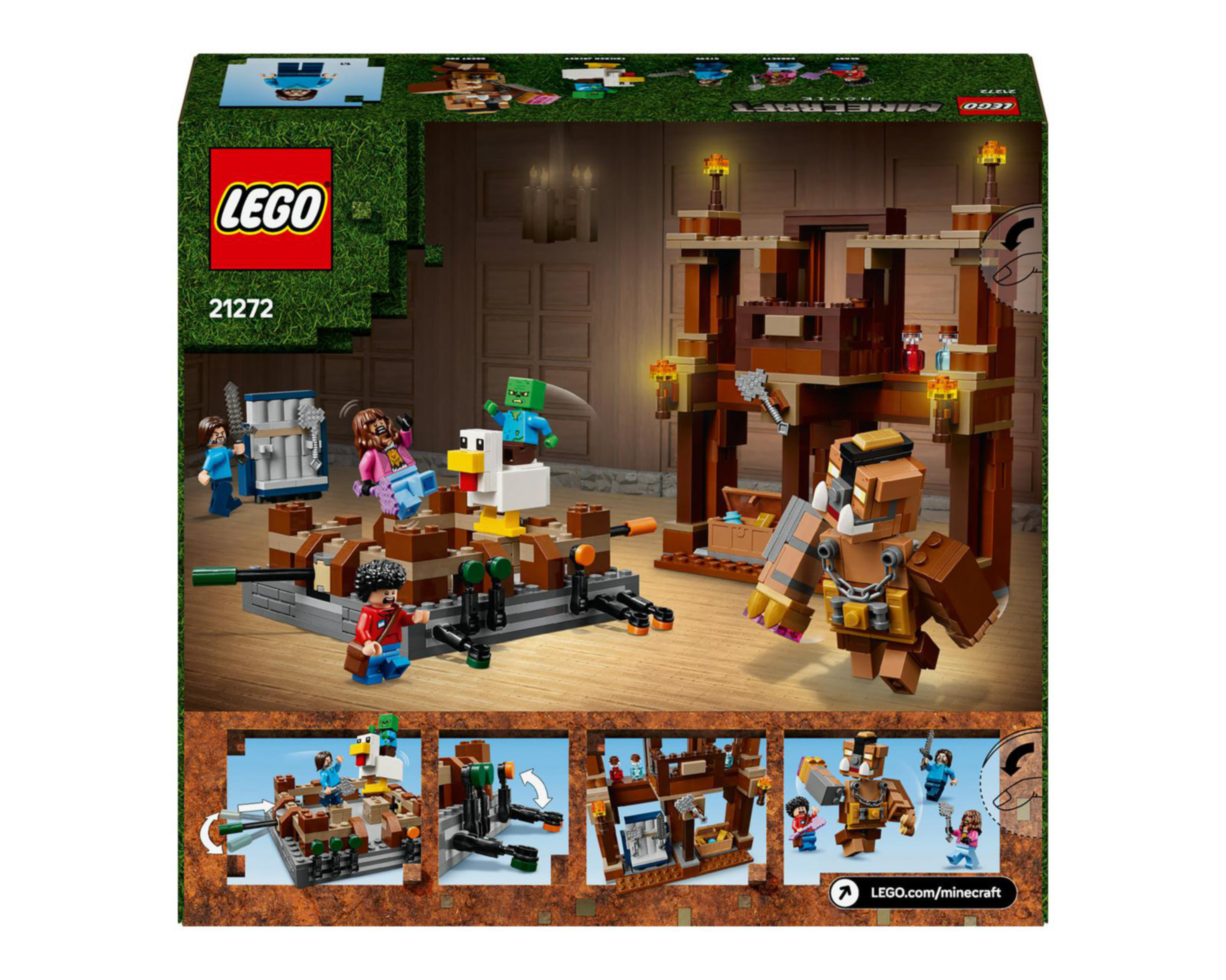 Foto 10 pulgar | LEGO Minecraft: El Ring de Combate de la Mansión del Bosque