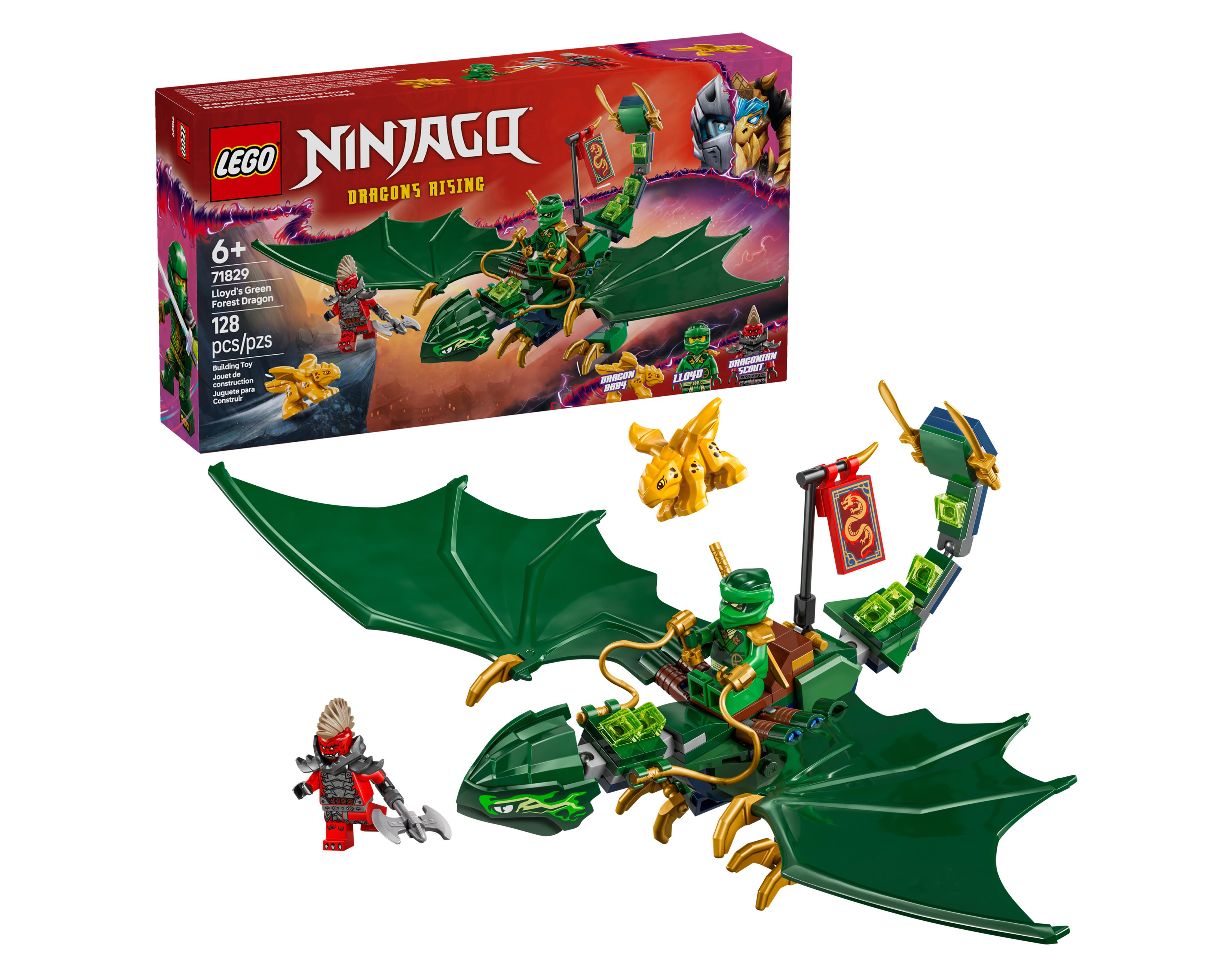 LEGO Ninjago: Dragón Verde del Bosque de Lloyd