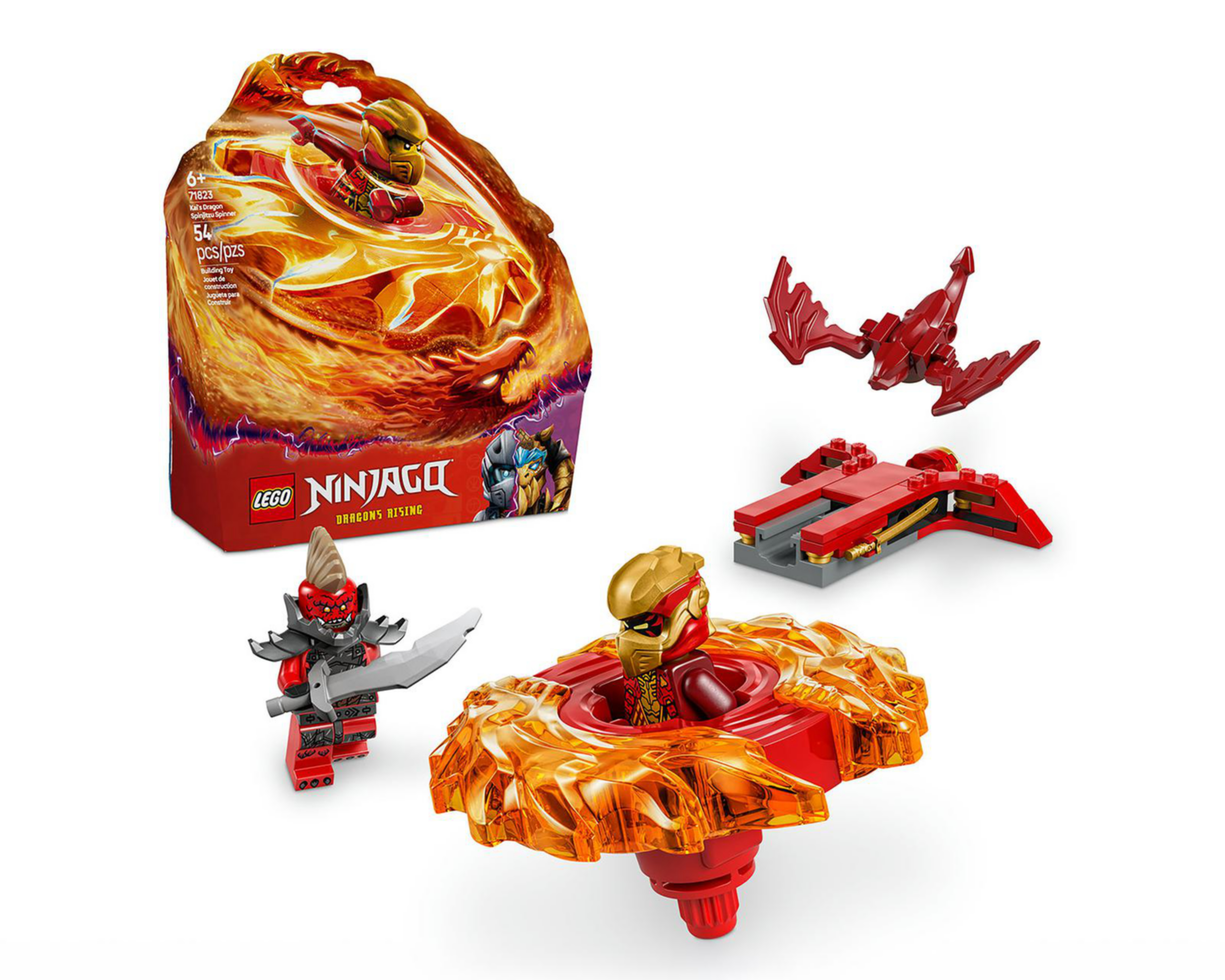 Foto 2 pulgar | LEGO NinjaGo: Spinner de Spinjitzu del Dragón de Kai