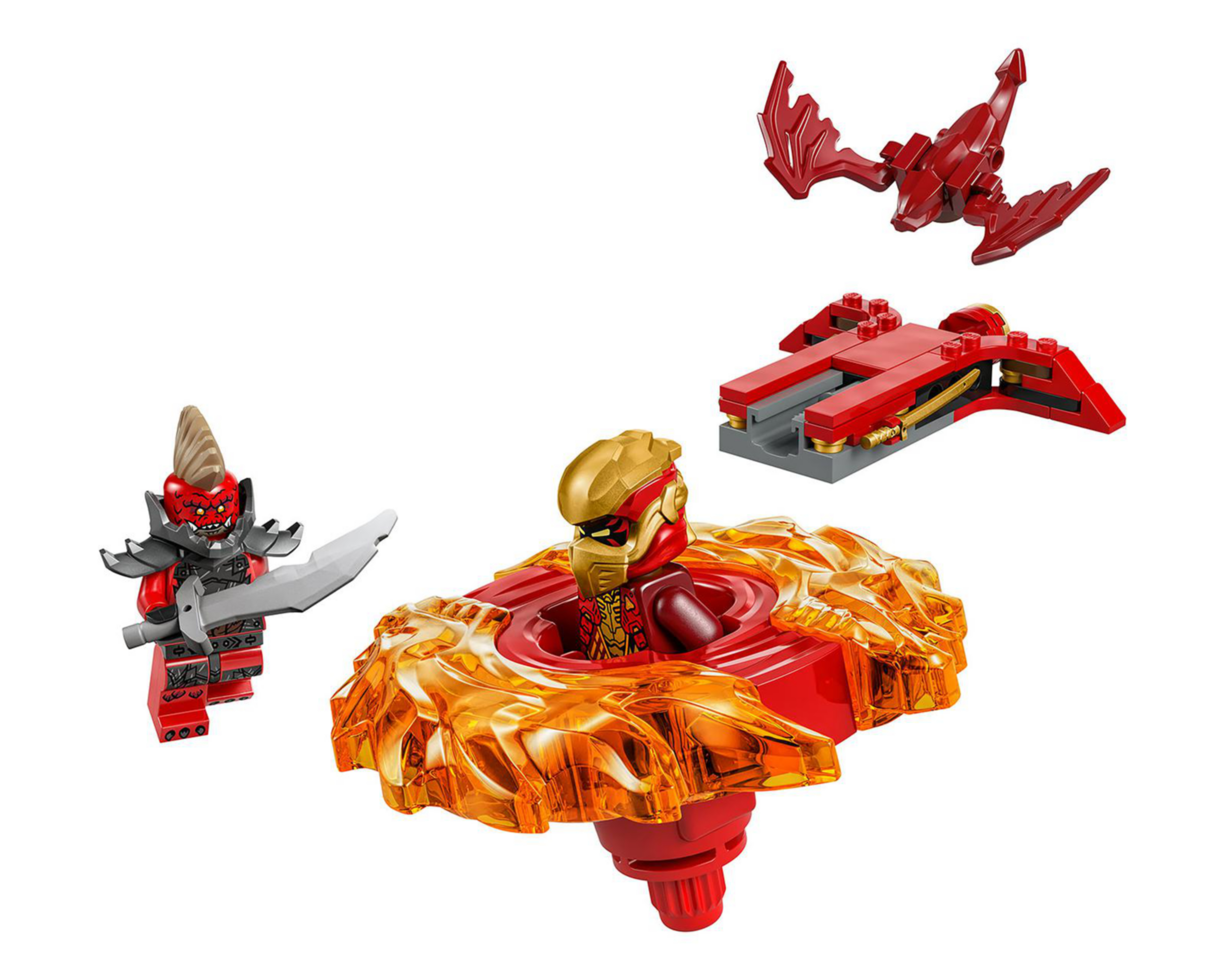 Foto 4 pulgar | LEGO NinjaGo: Spinner de Spinjitzu del Dragón de Kai