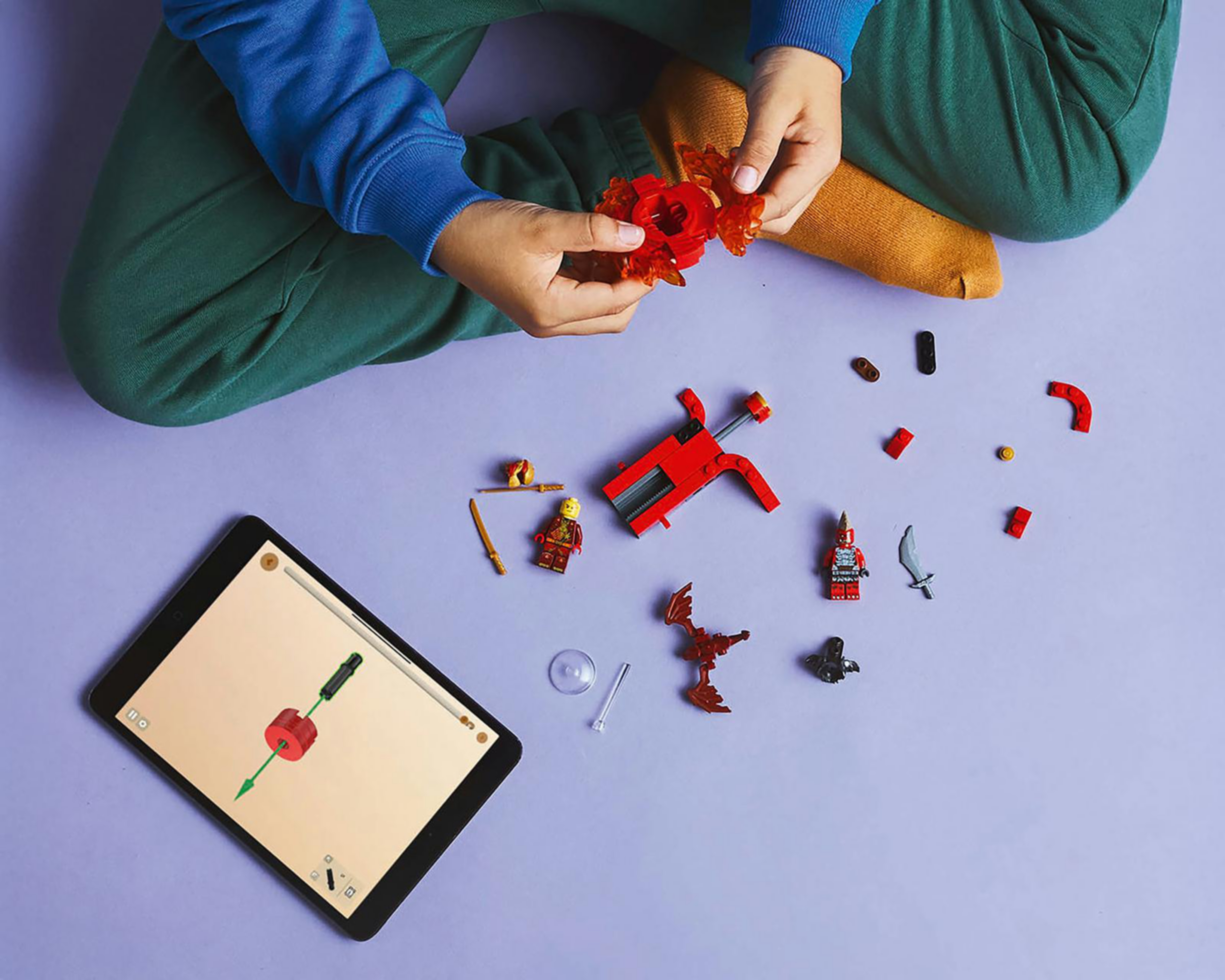 Foto 5 pulgar | LEGO NinjaGo: Spinner de Spinjitzu del Dragón de Kai