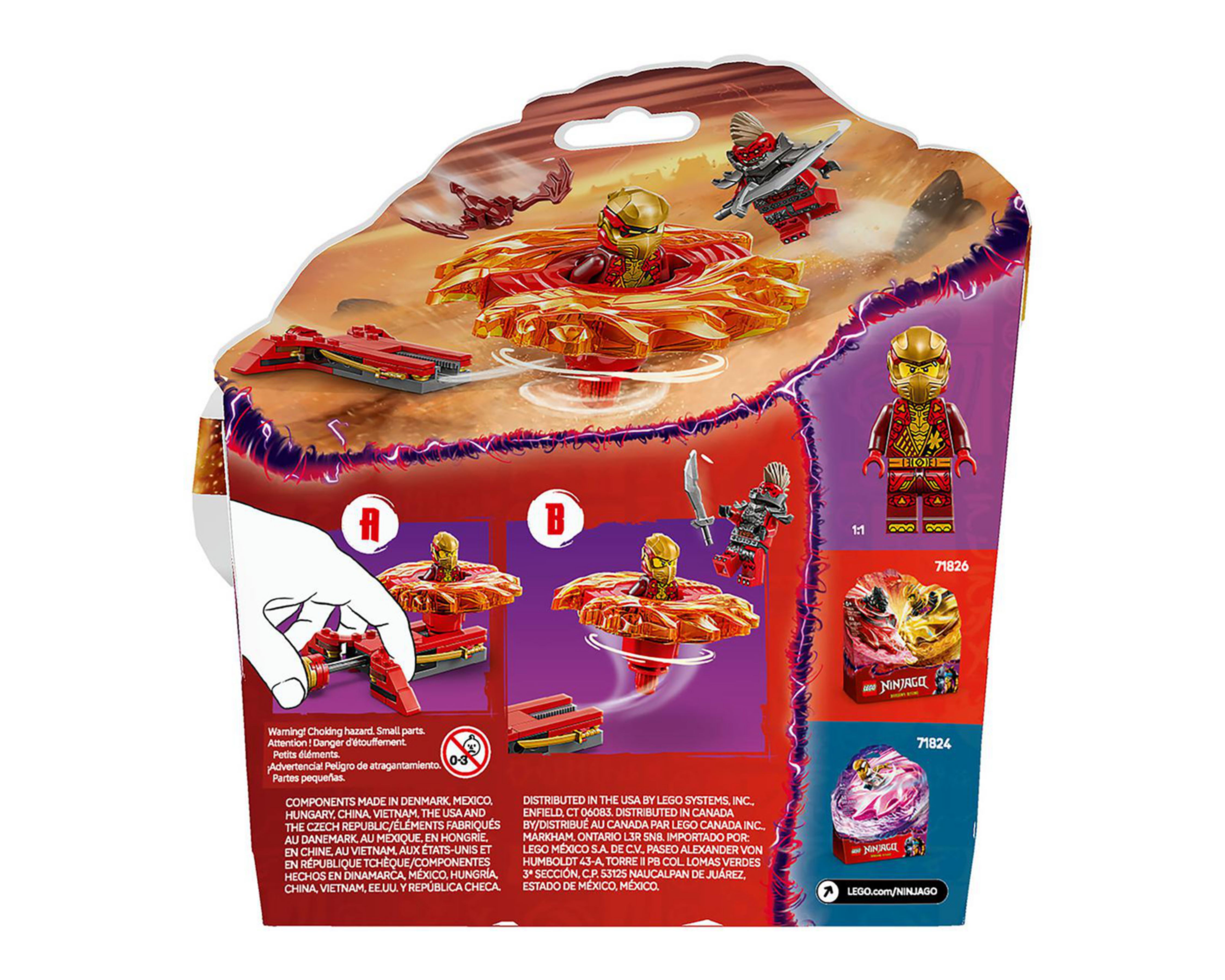 Foto 10 pulgar | LEGO NinjaGo: Spinner de Spinjitzu del Dragón de Kai