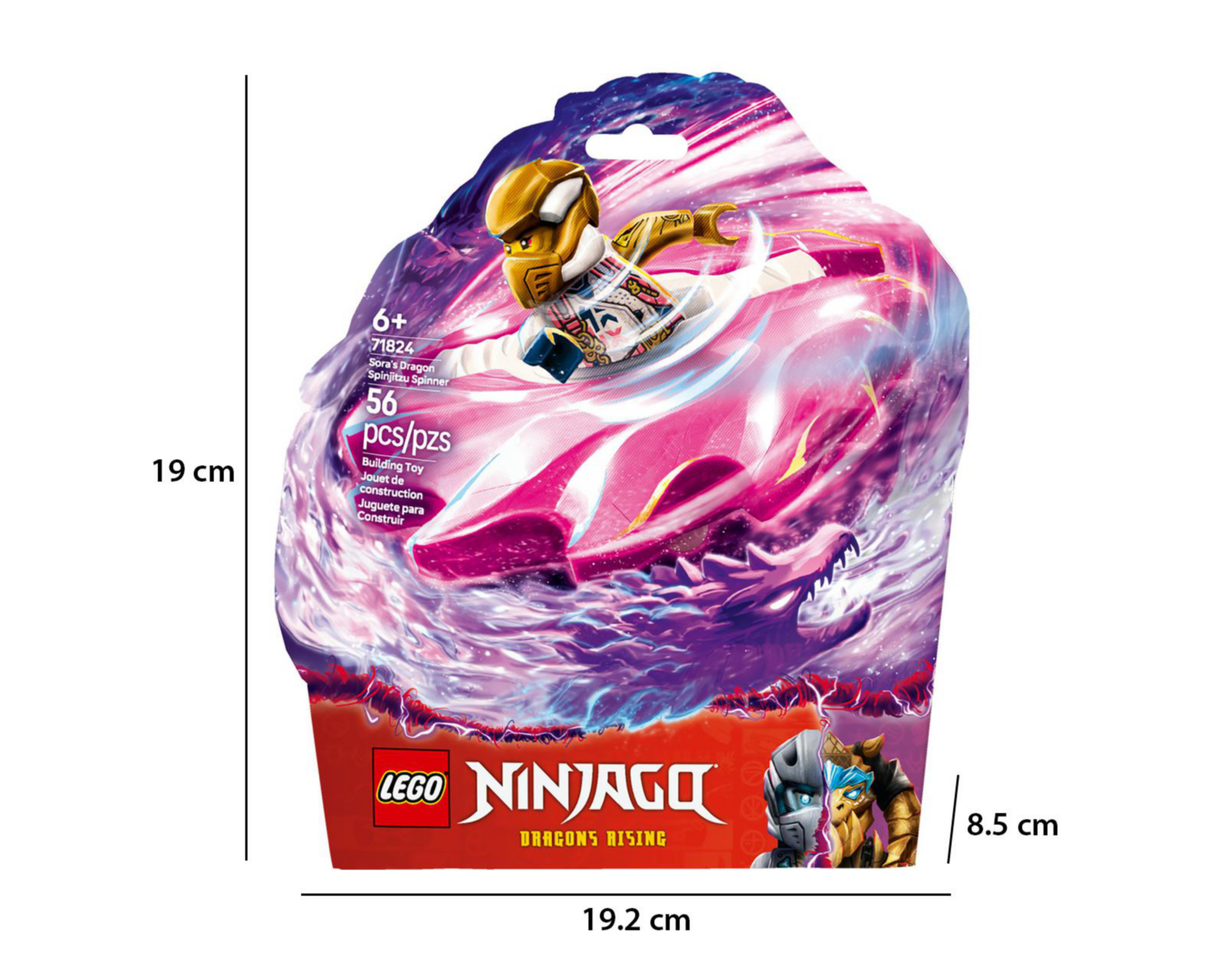 Foto 11 pulgar | LEGO NinjaGo: Spinner de Spinjitzu del Dragón de Sora