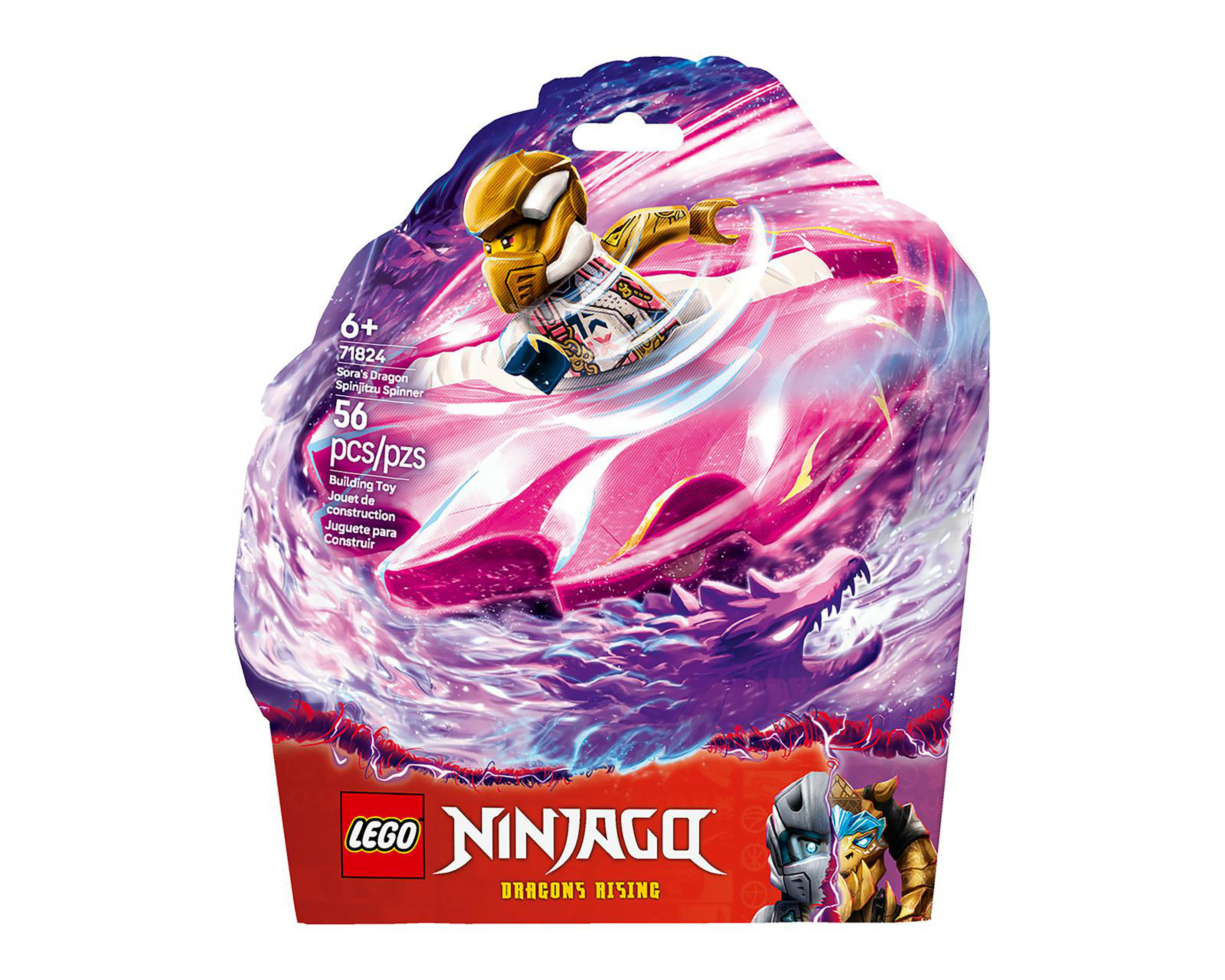 Foto 2 | LEGO NinjaGo: Spinner de Spinjitzu del Dragón de Sora