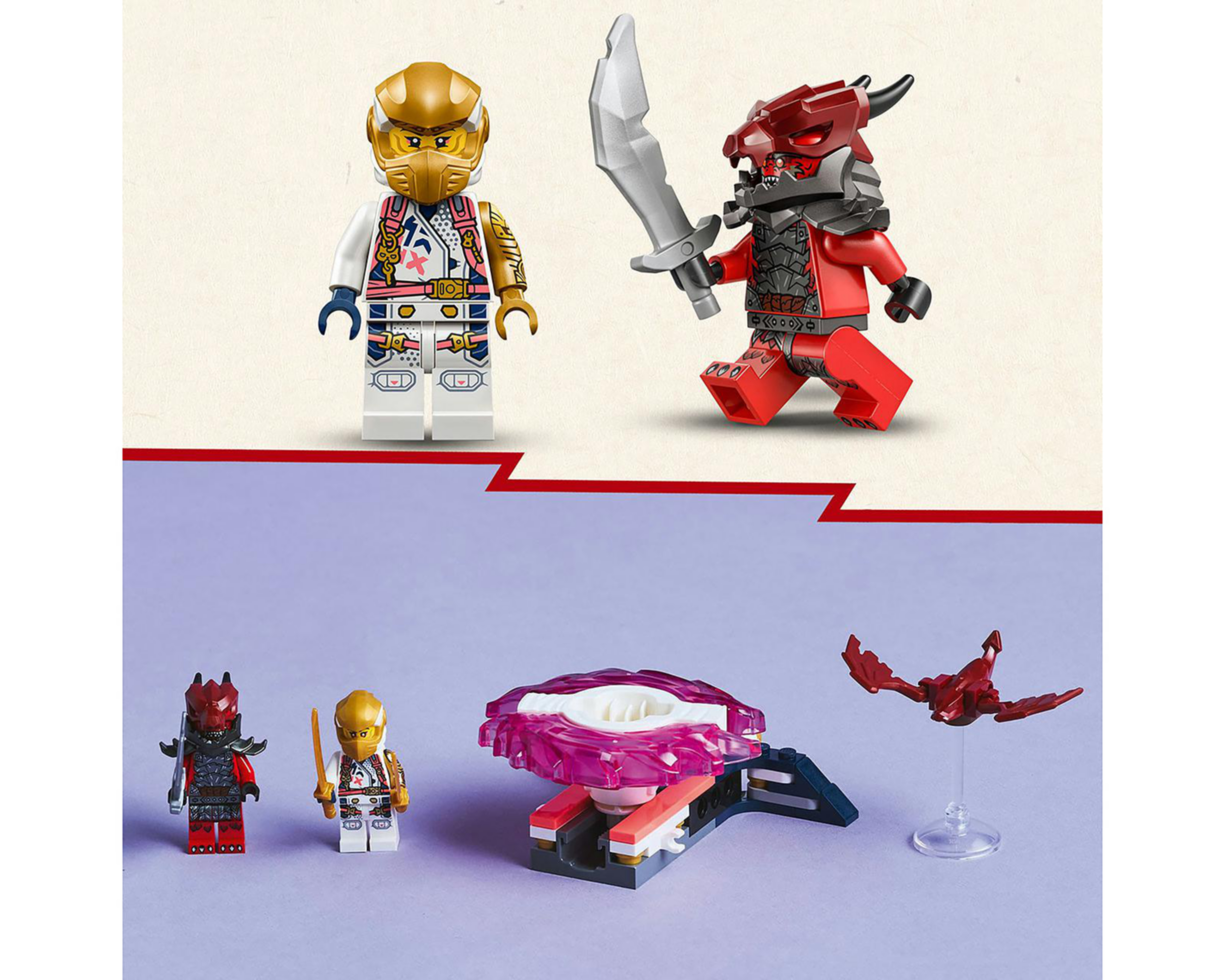 Foto 8 | LEGO NinjaGo: Spinner de Spinjitzu del Dragón de Sora