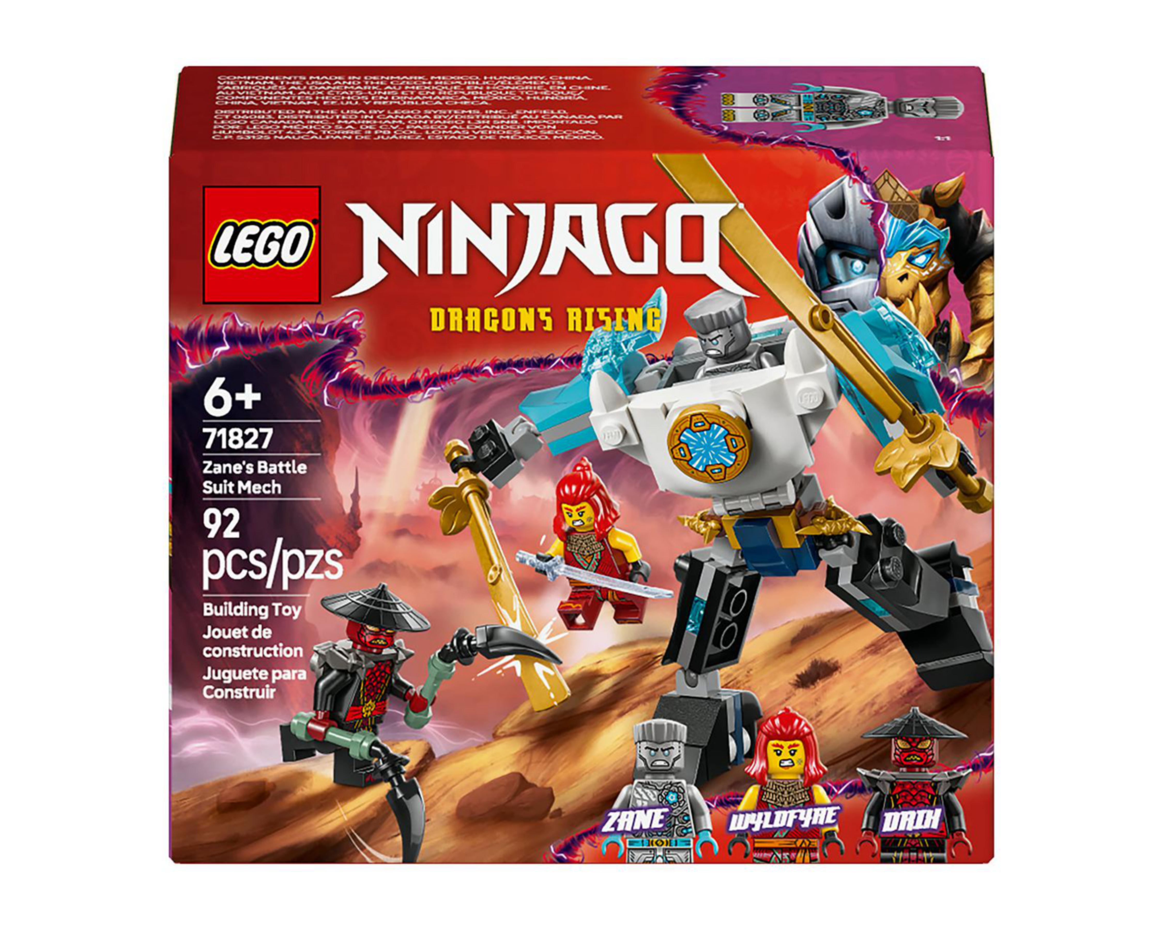 Foto 3 pulgar | LEGO Ninjago: Armadura Robótica de Combate de Zane