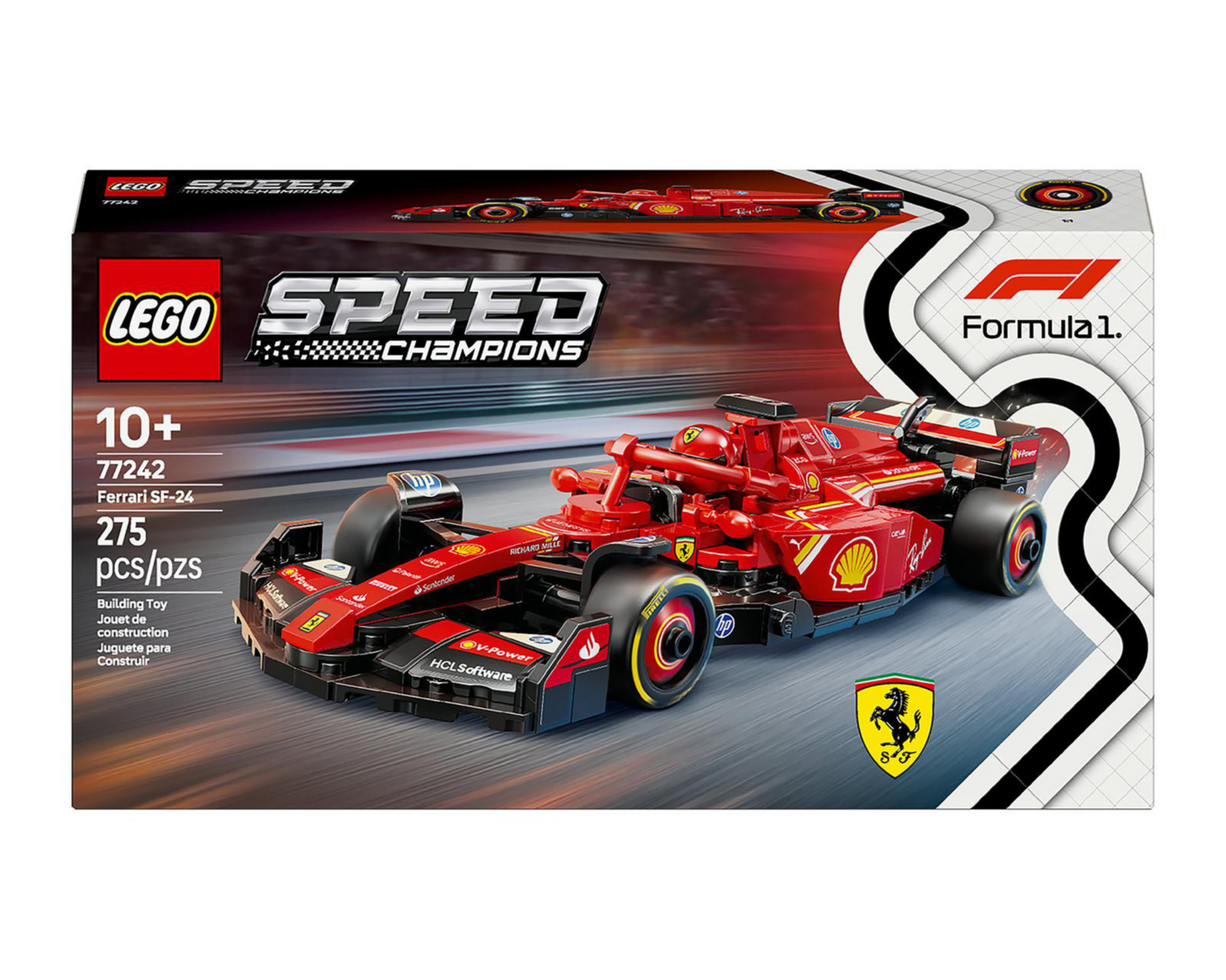 Foto 3 pulgar | LEGO Speed Champions: Coche de Carreras Ferrari SF-24 F1