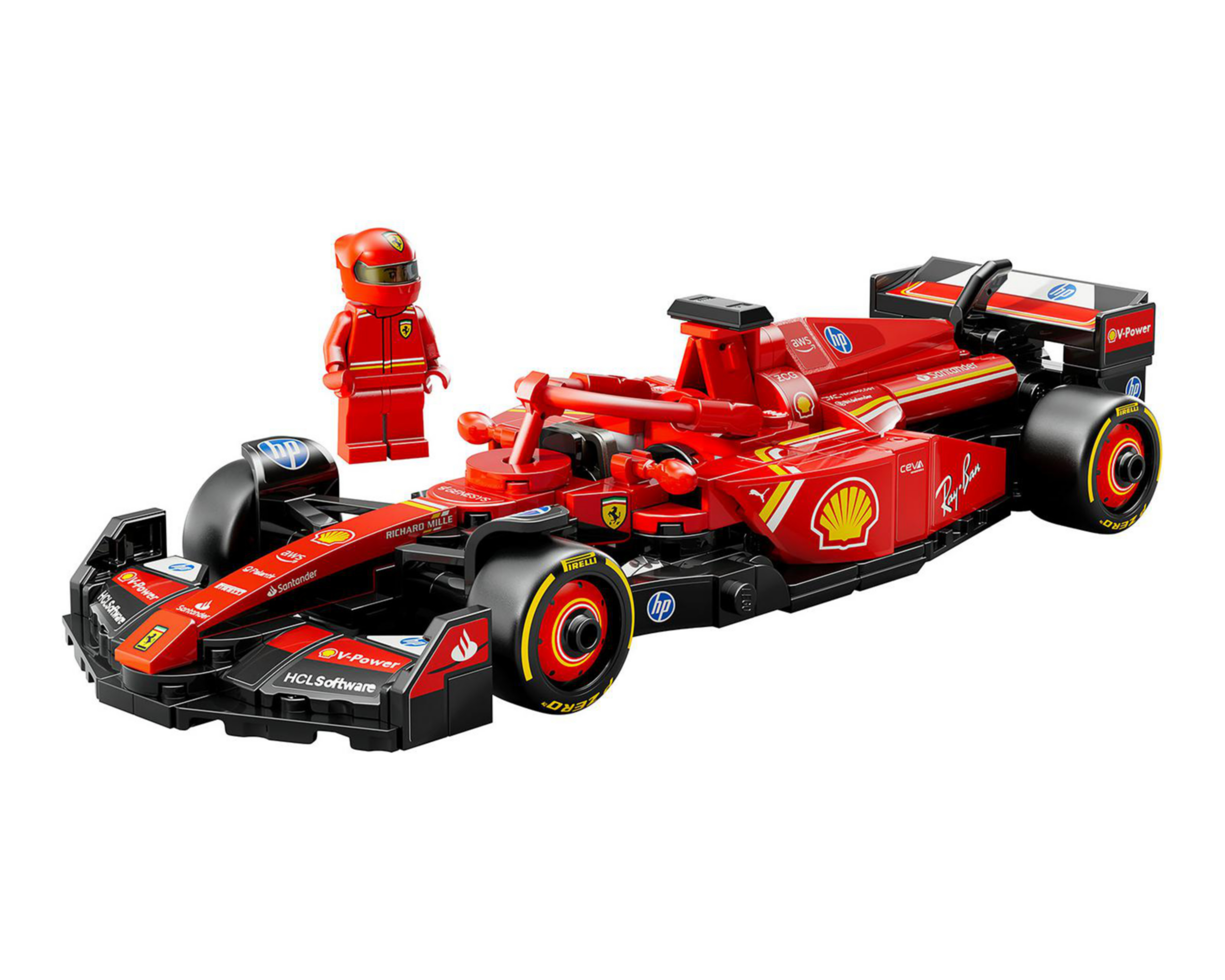 Foto 4 pulgar | LEGO Speed Champions: Coche de Carreras Ferrari SF-24 F1