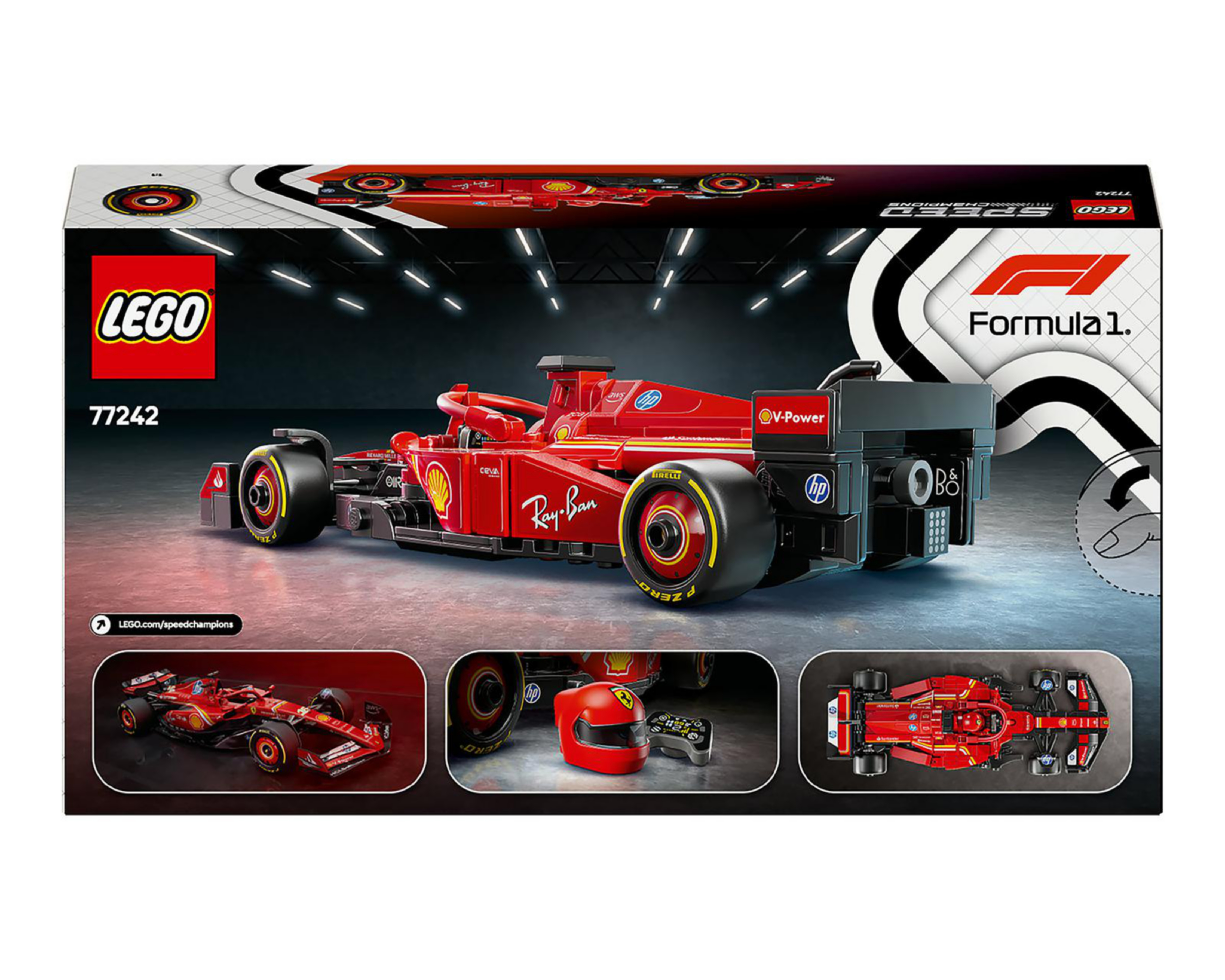 Foto 10 pulgar | LEGO Speed Champions: Coche de Carreras Ferrari SF-24 F1