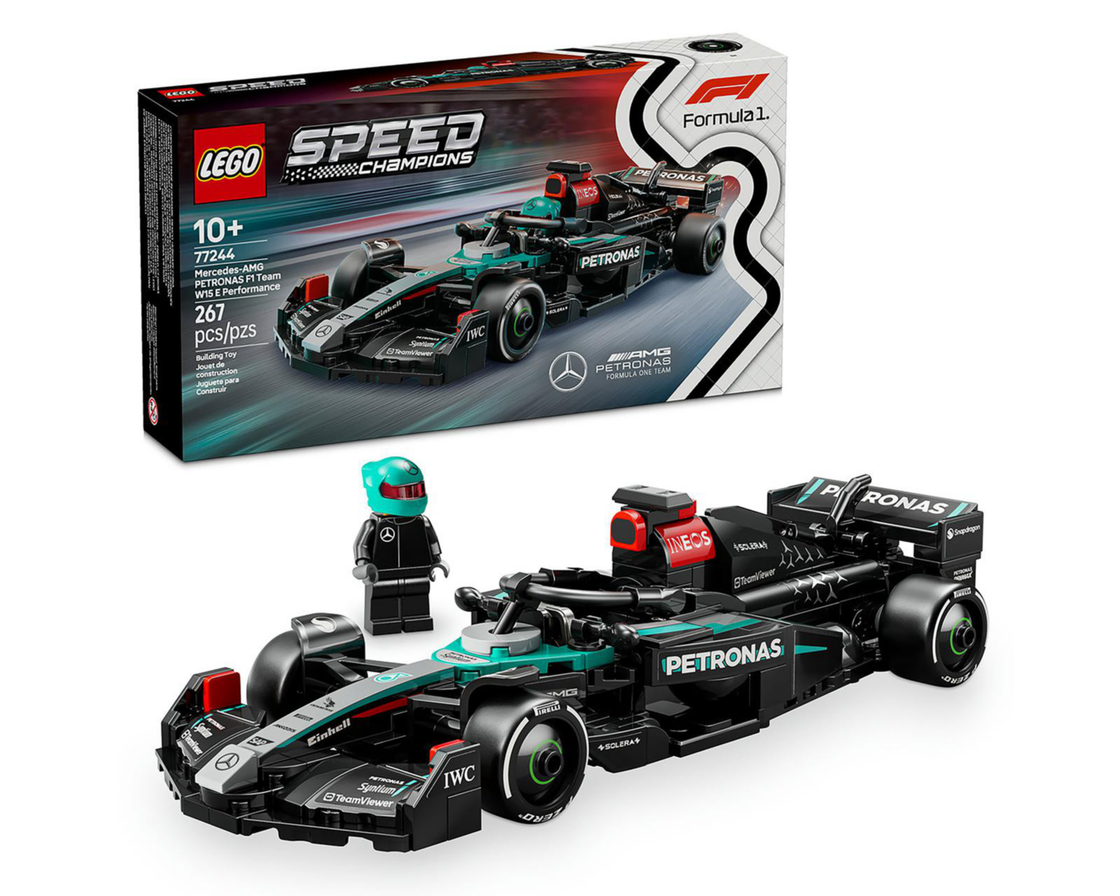 Foto 2 pulgar | LEGO Speed Champions: Coche de Carreras Mercedes-AMG F1 W15