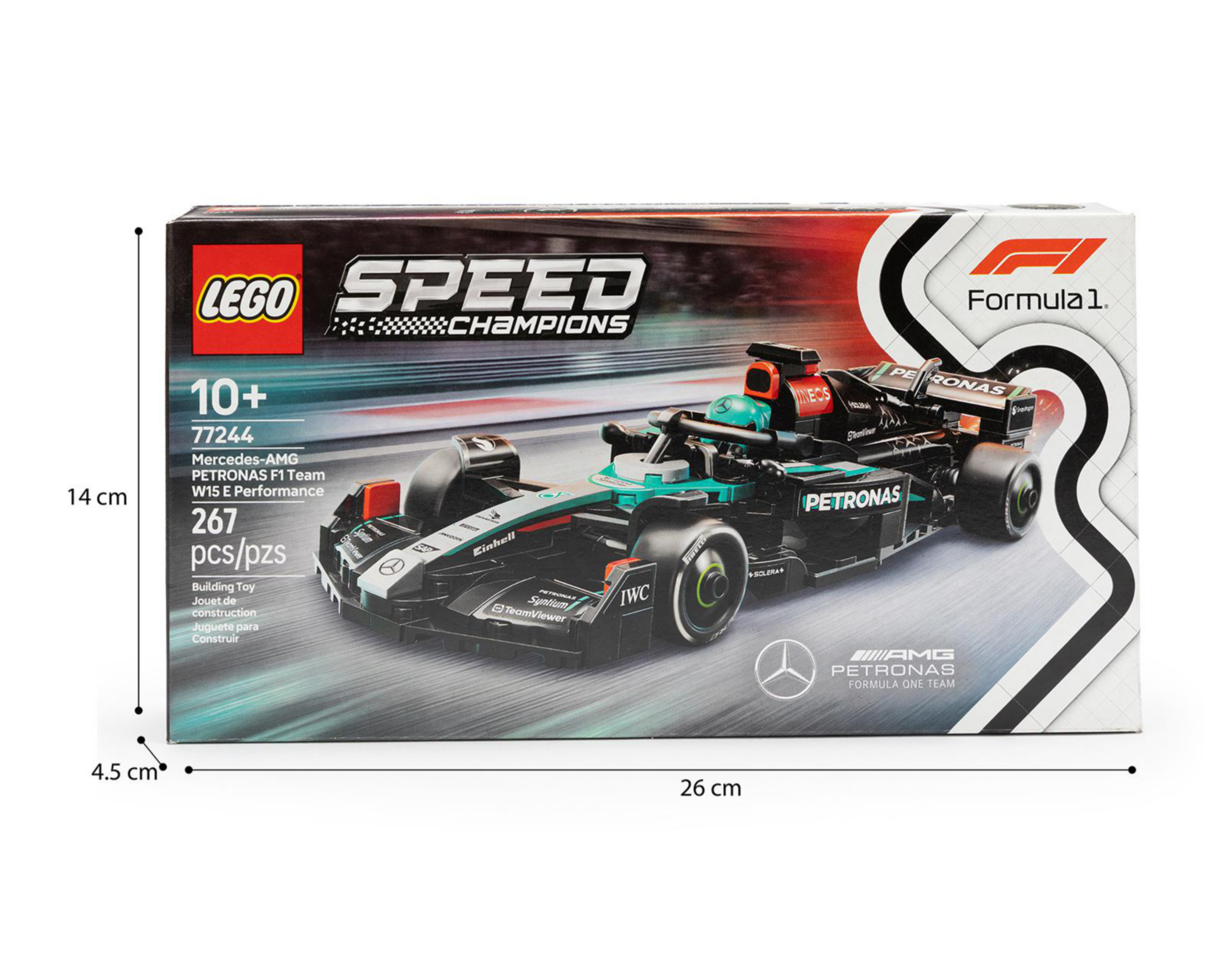 Foto 11 pulgar | LEGO Speed Champions: Coche de Carreras Mercedes-AMG F1 W15