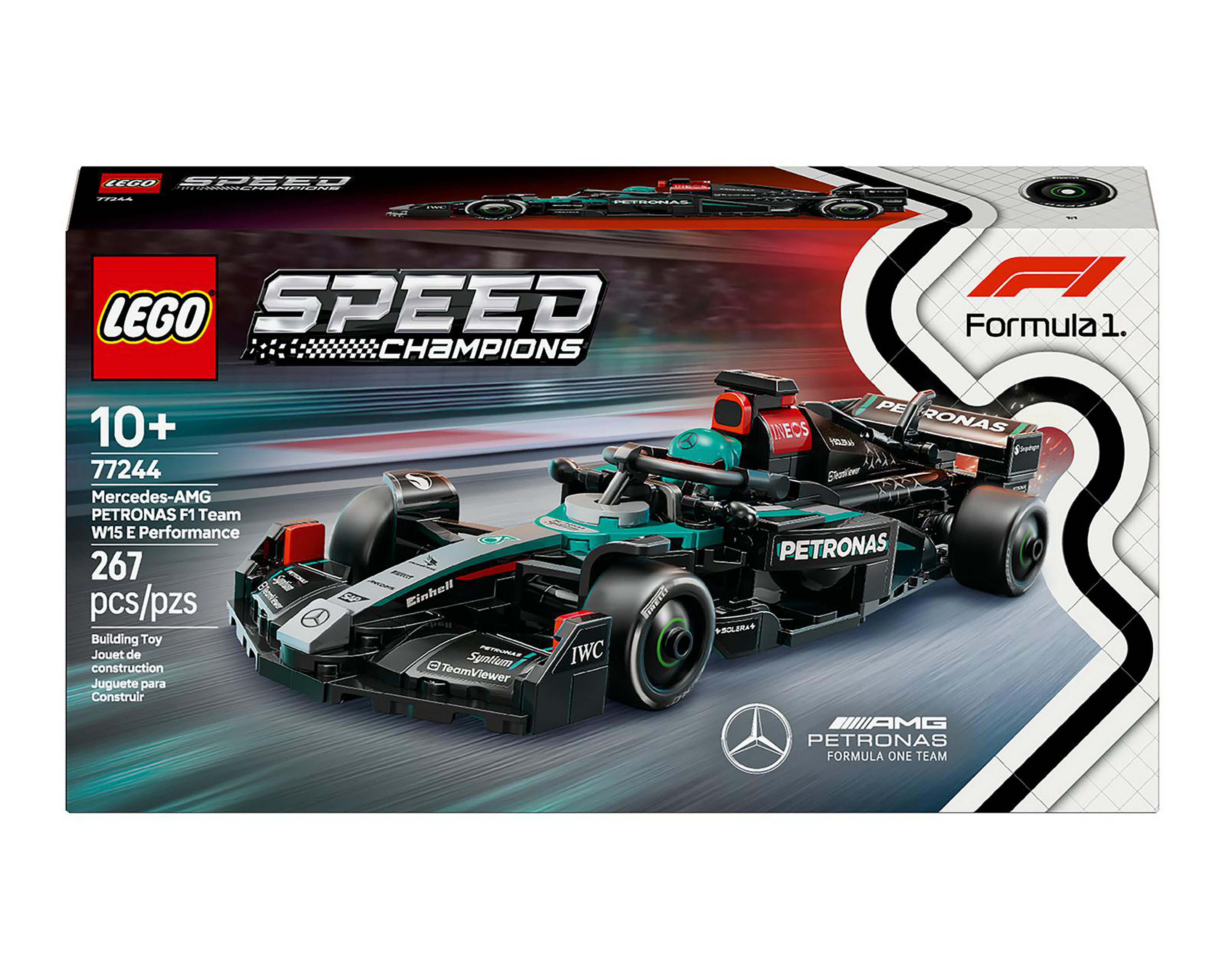 Foto 3 pulgar | LEGO Speed Champions: Coche de Carreras Mercedes-AMG F1 W15