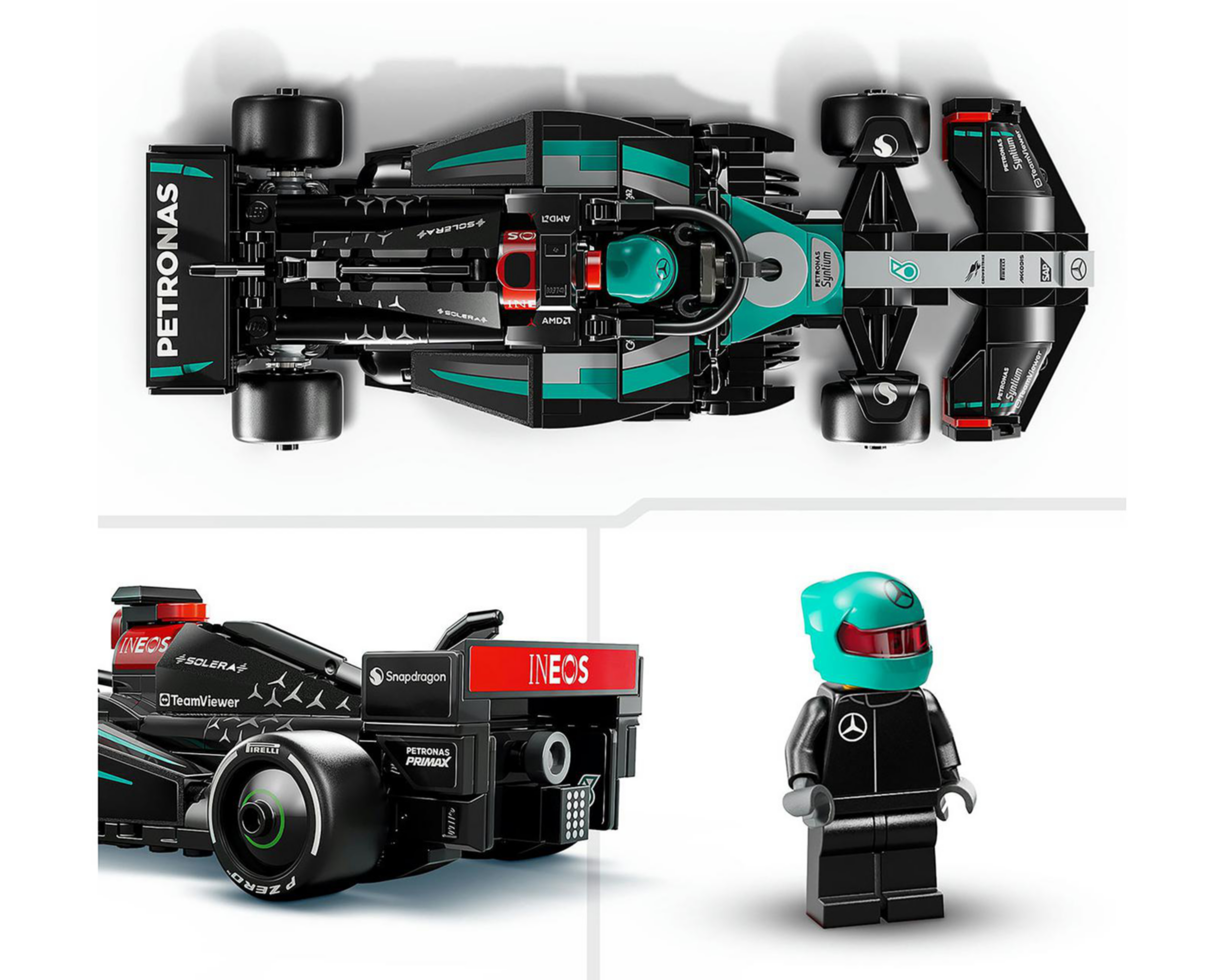 Foto 9 pulgar | LEGO Speed Champions: Coche de Carreras Mercedes-AMG F1 W15