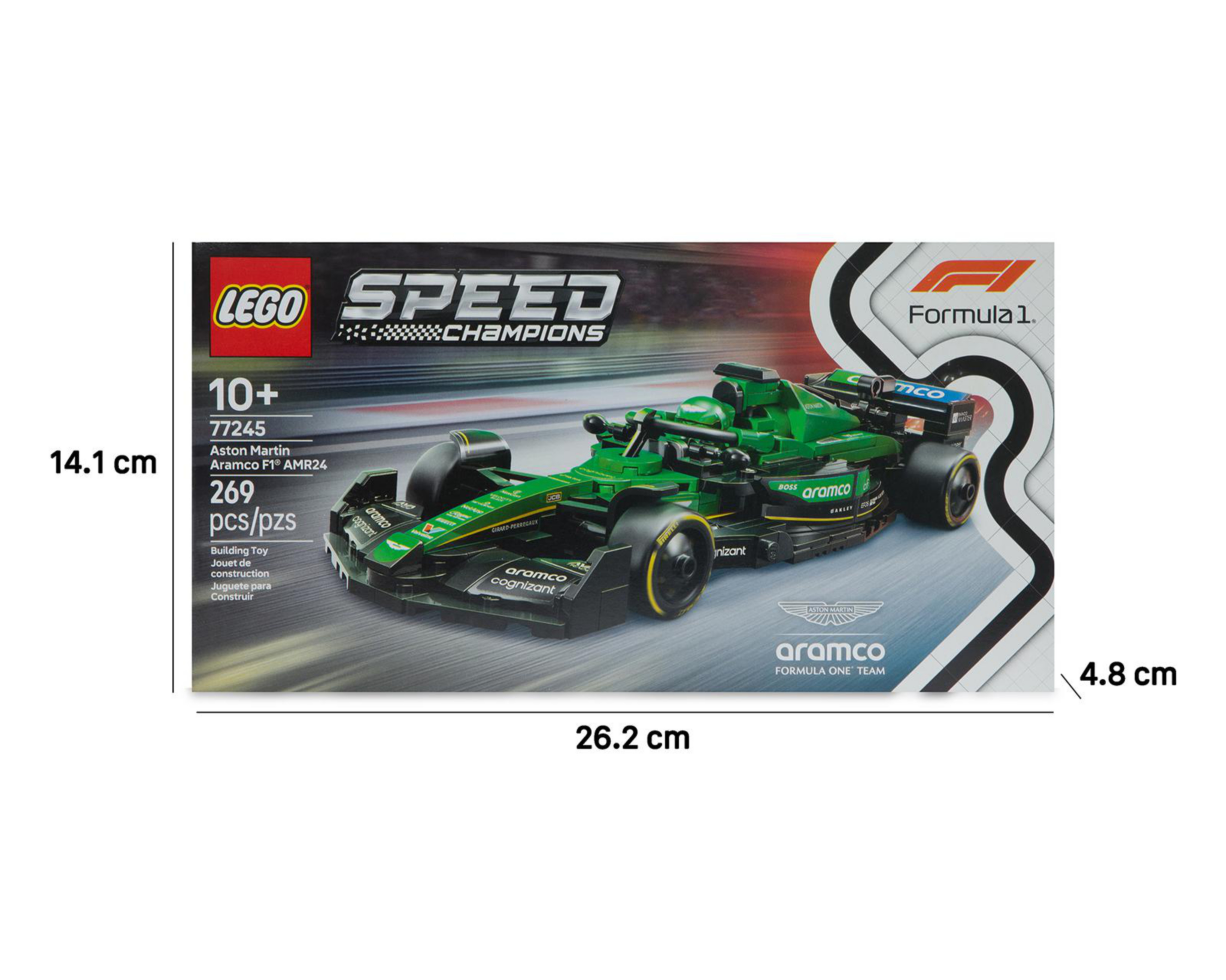 Foto 11 pulgar | LEGO Speed Champions: Coche de Carreras Aston Martin Aramco F1