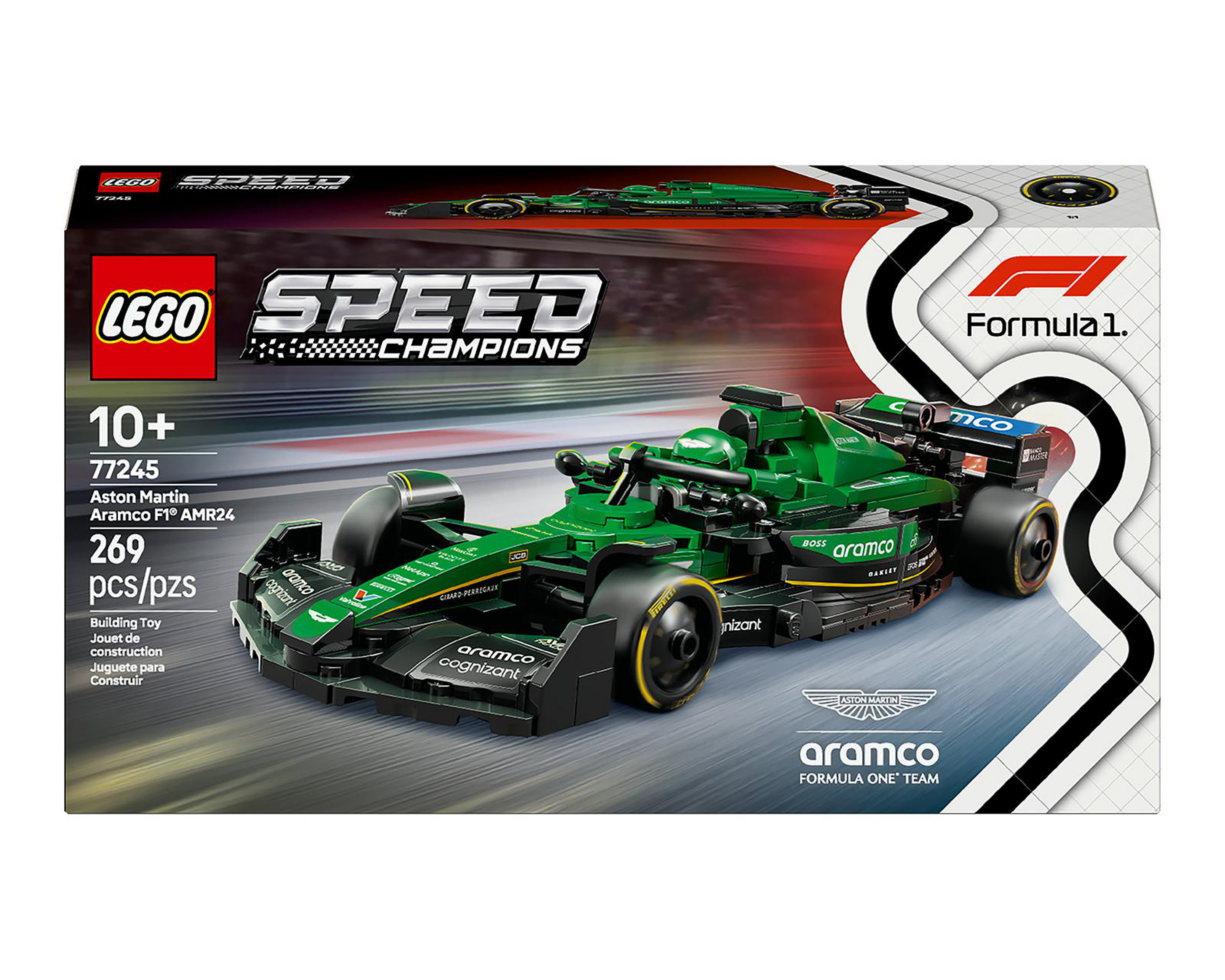 Foto 3 pulgar | LEGO Speed Champions: Coche de Carreras Aston Martin Aramco F1