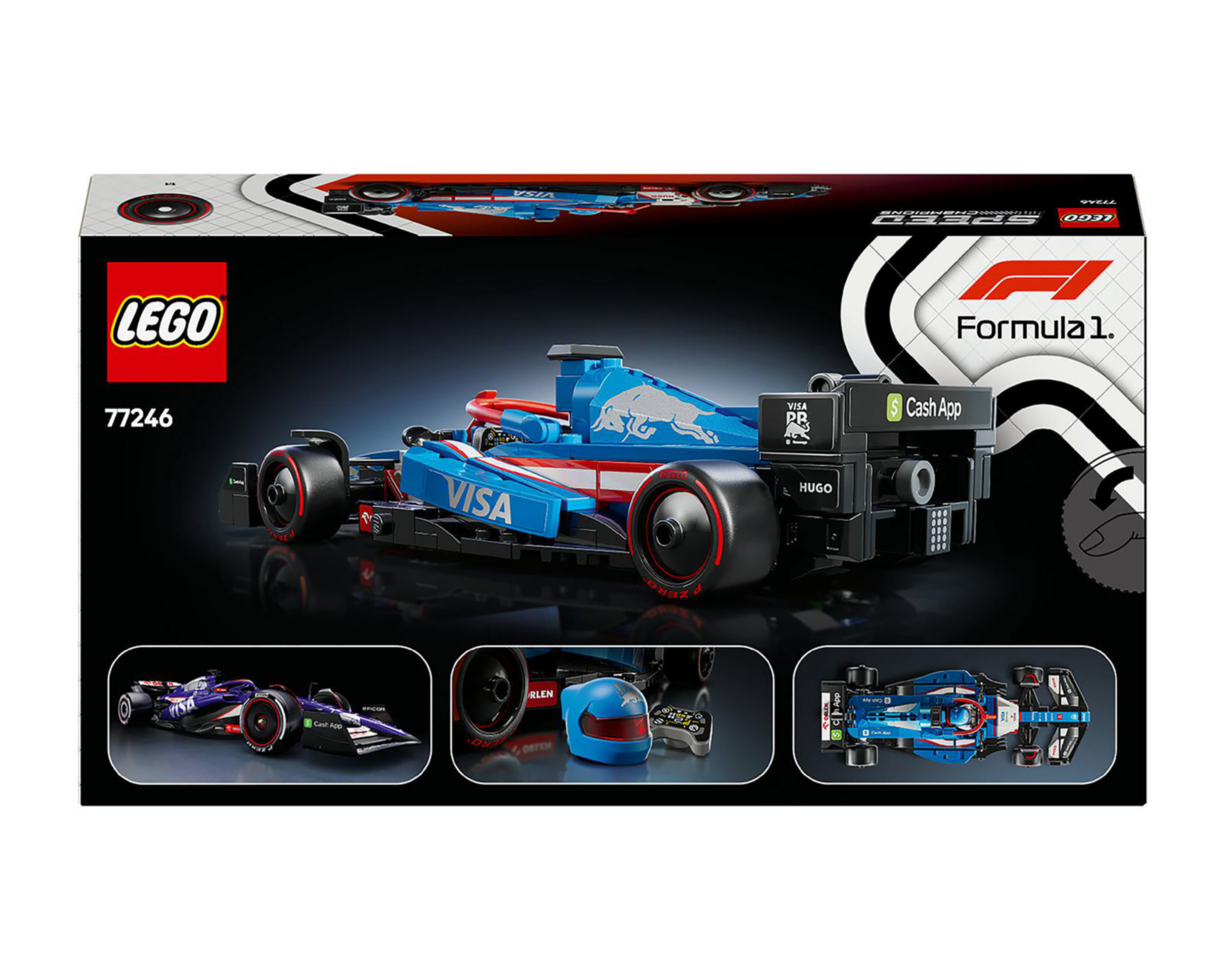 Foto 9 pulgar | LEGO Speed Champions: Coche de Carreras Visa Cash App RB VCARB 01 F1