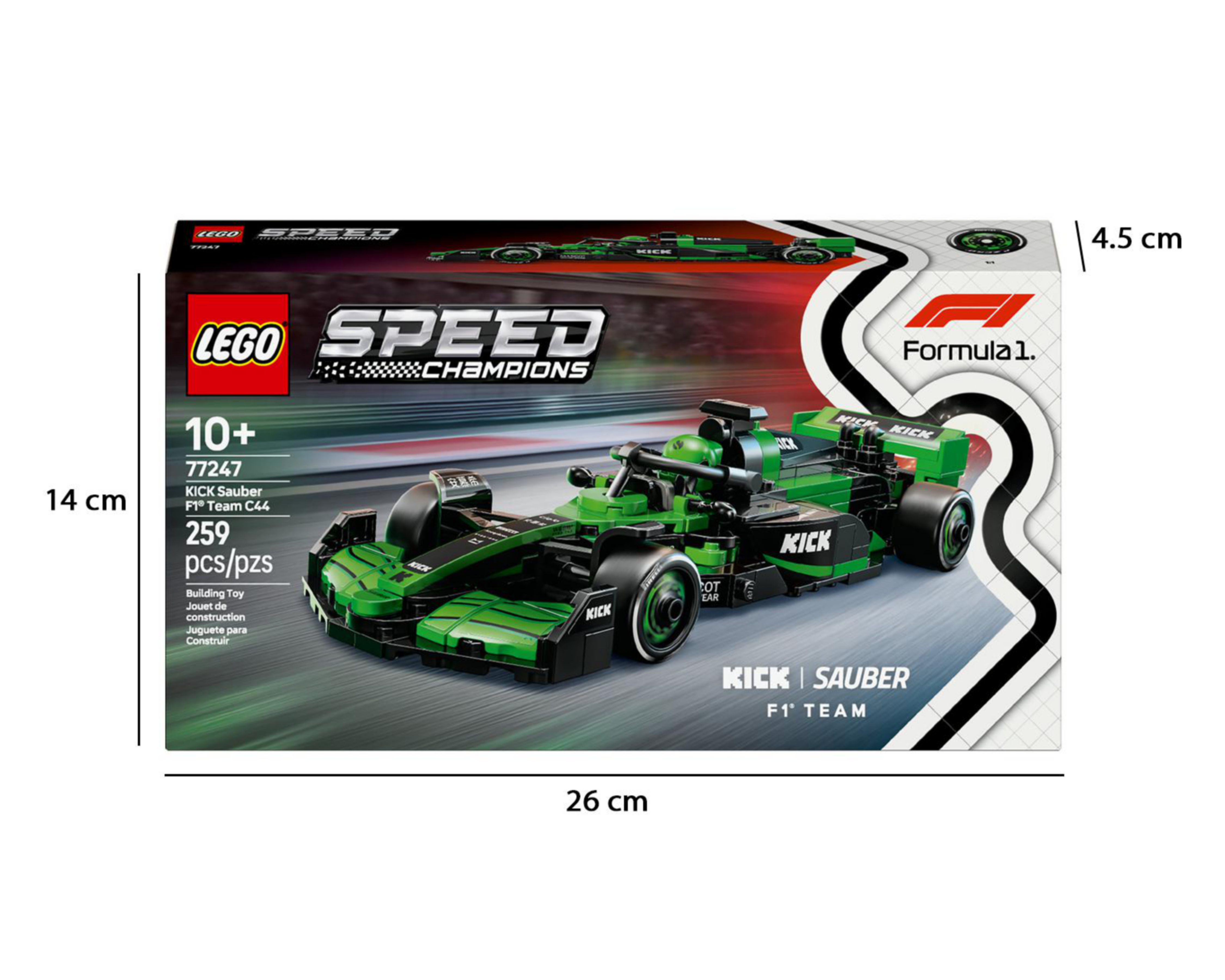 Foto 11 pulgar | LEGO Speed Champions: Coche de Carreras KICK Sauber F1 Team C44