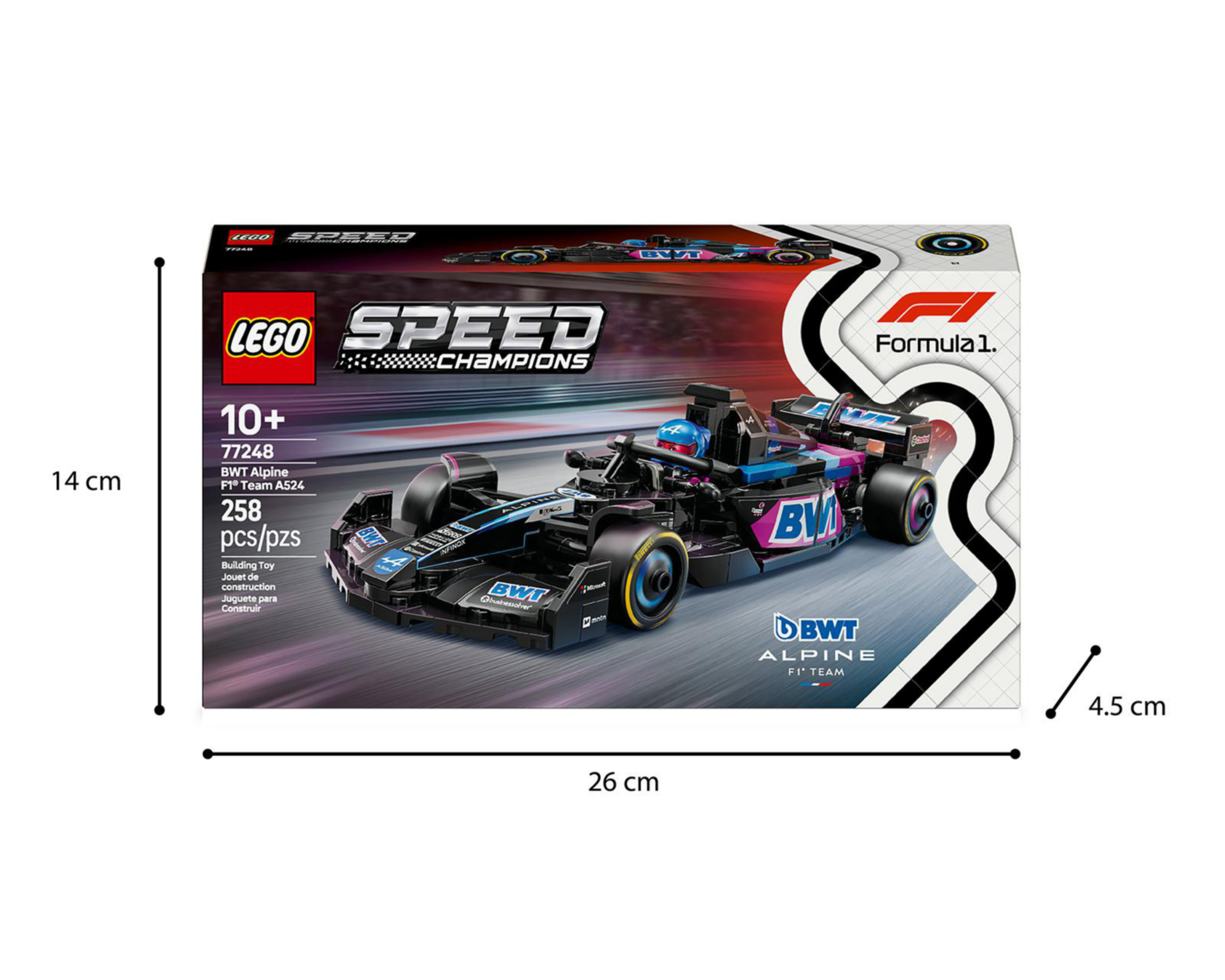 Foto 11 pulgar | LEGO Speed Champions: Coche de Carreras BWT Alpine F1 Team A524