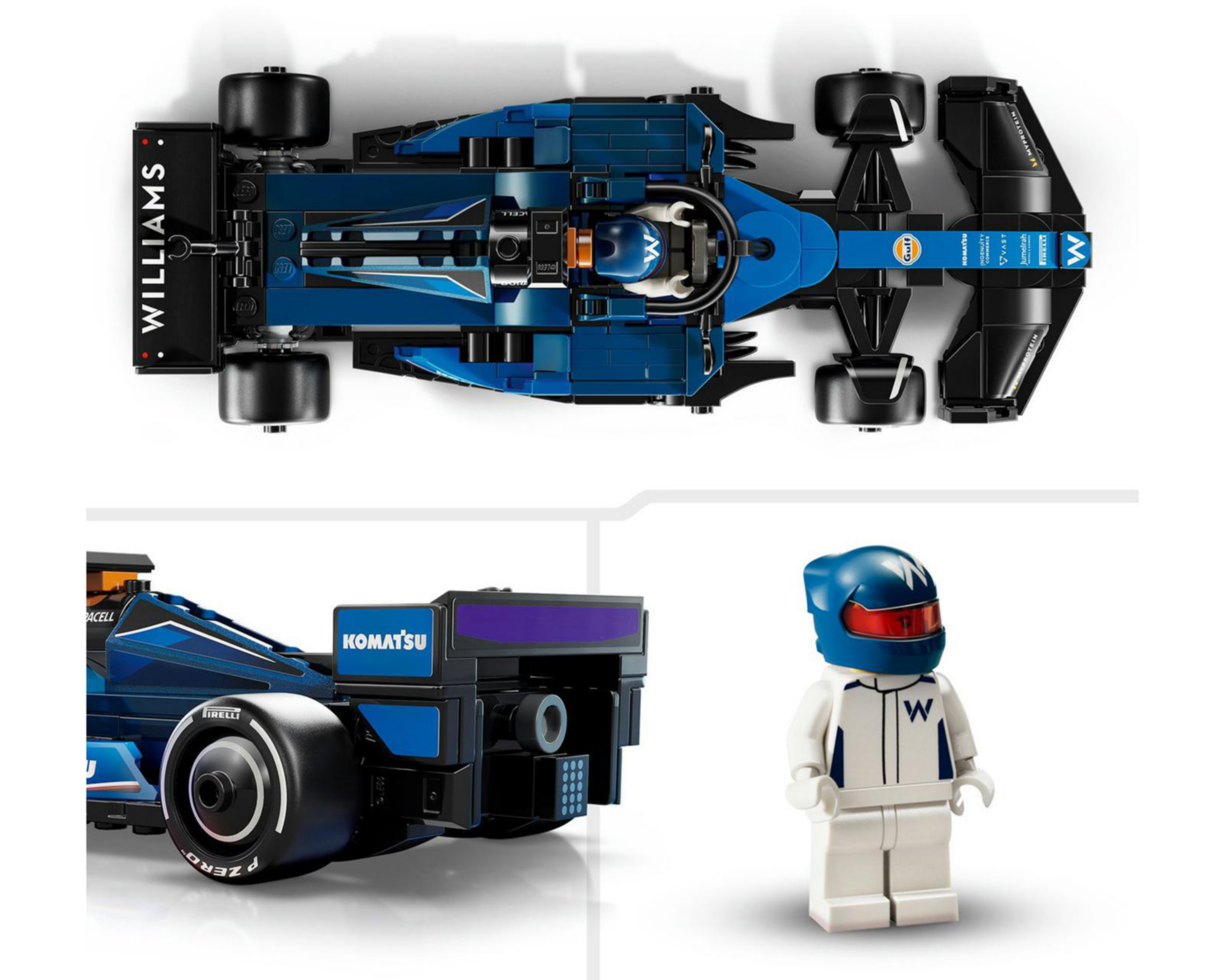 Foto 8 | LEGO Speed Champions: Coche de Carreras Williams Racing FW46 F1