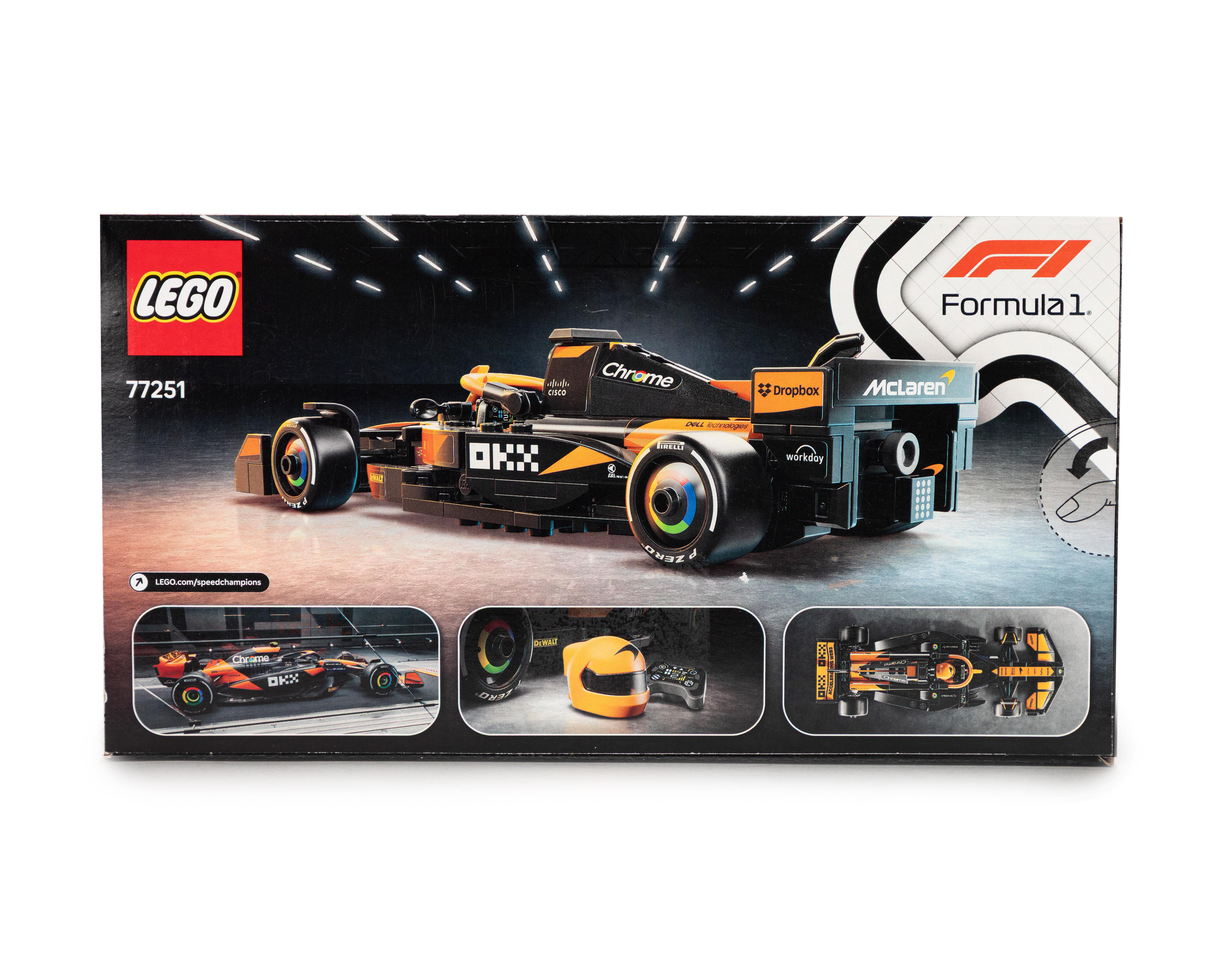 Foto 3 pulgar | LEGO Speed Champions: Coche de Carreras McLaren F1 Team MCL38