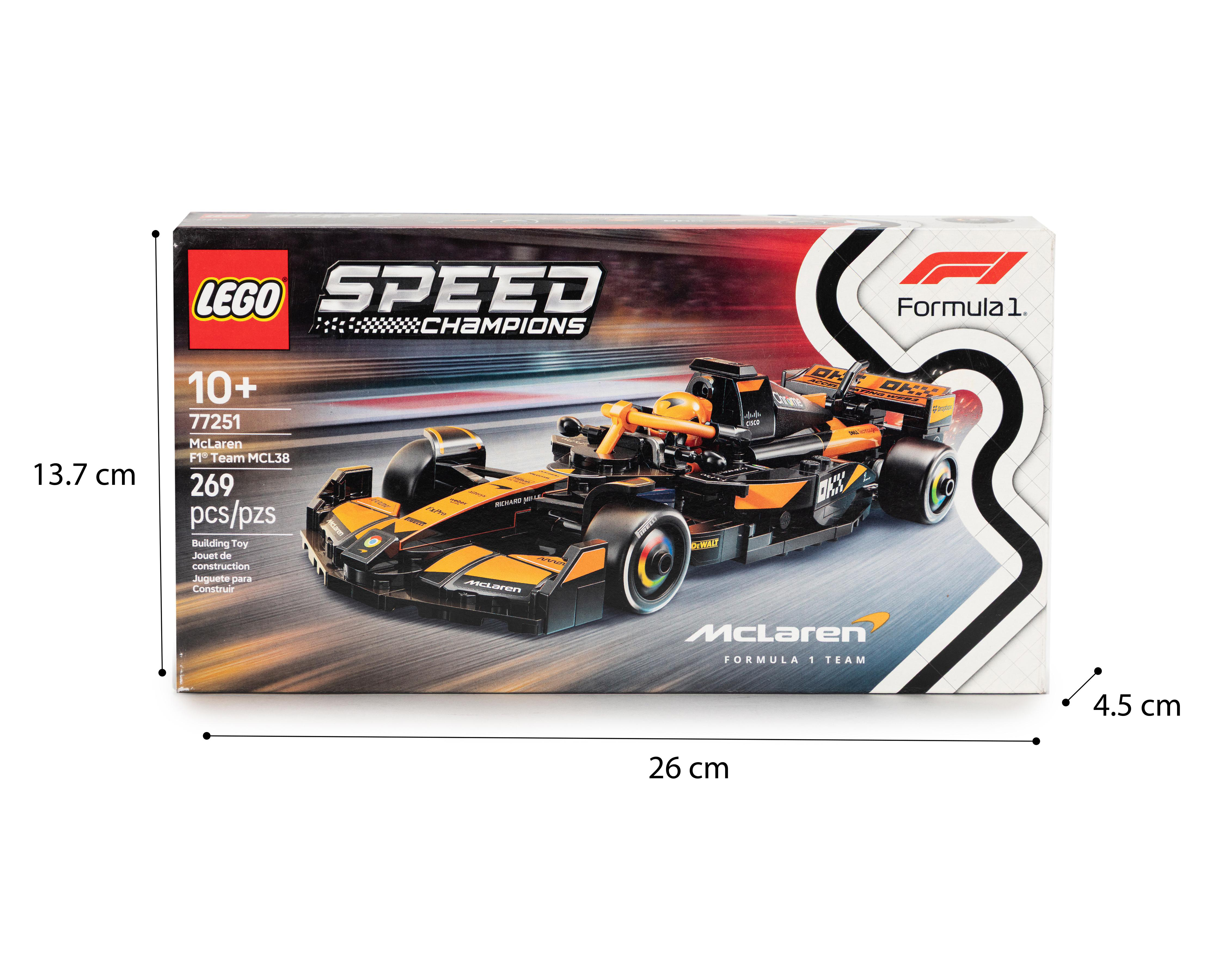 Foto 4 pulgar | LEGO Speed Champions: Coche de Carreras McLaren F1 Team MCL38