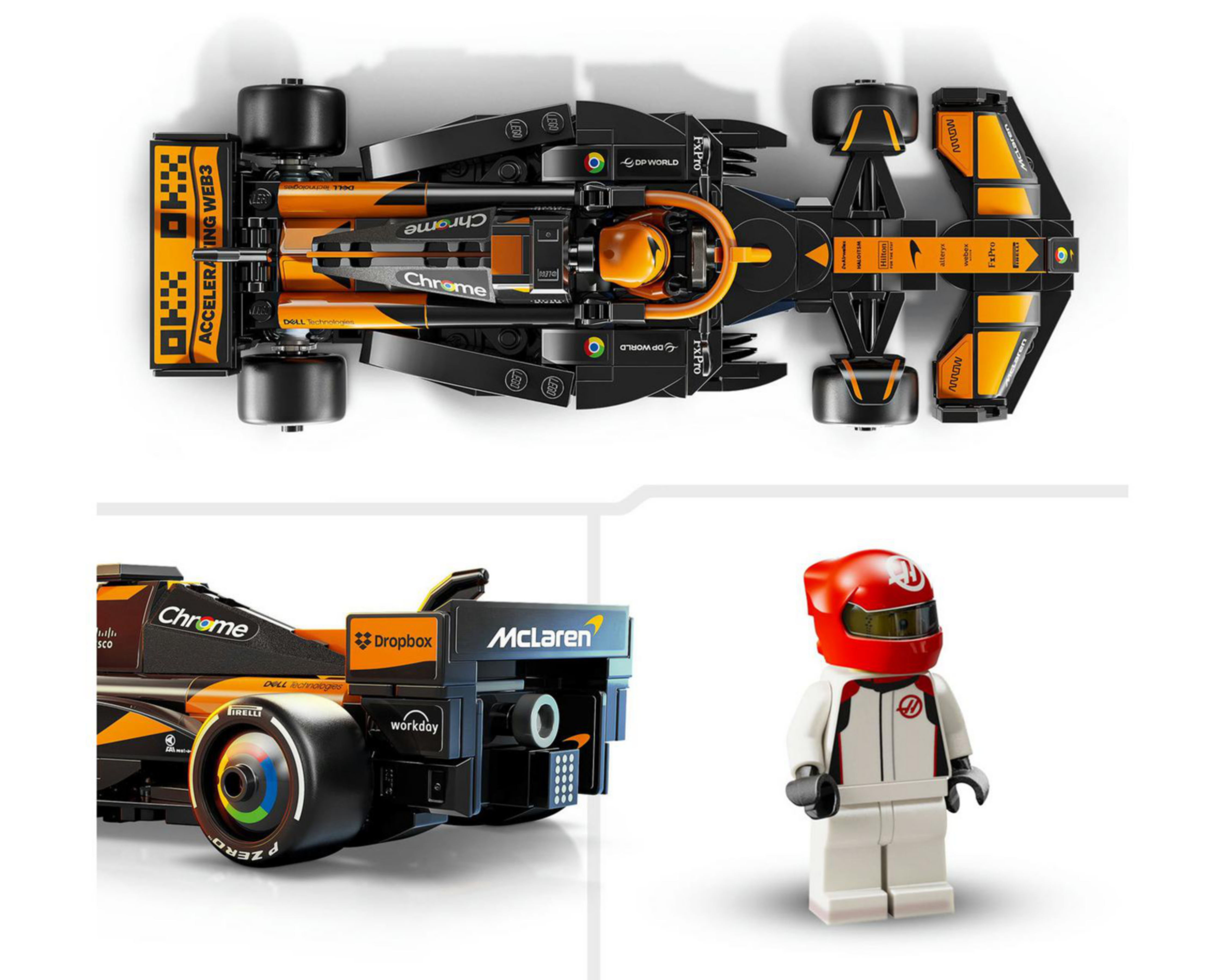 Foto 9 pulgar | LEGO Speed Champions: Coche de Carreras McLaren F1 Team MCL38
