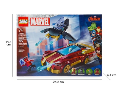 Foto 10 | LEGO Marvel: Deportivo de Iron Man y Black Panther vs. Hulk Rojo