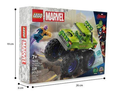 Foto 10 | LEGO Marvel: Camión de Hulk vs. Thanos