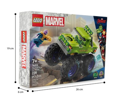 Foto 3 | LEGO Marvel: Camión de Hulk vs. Thanos