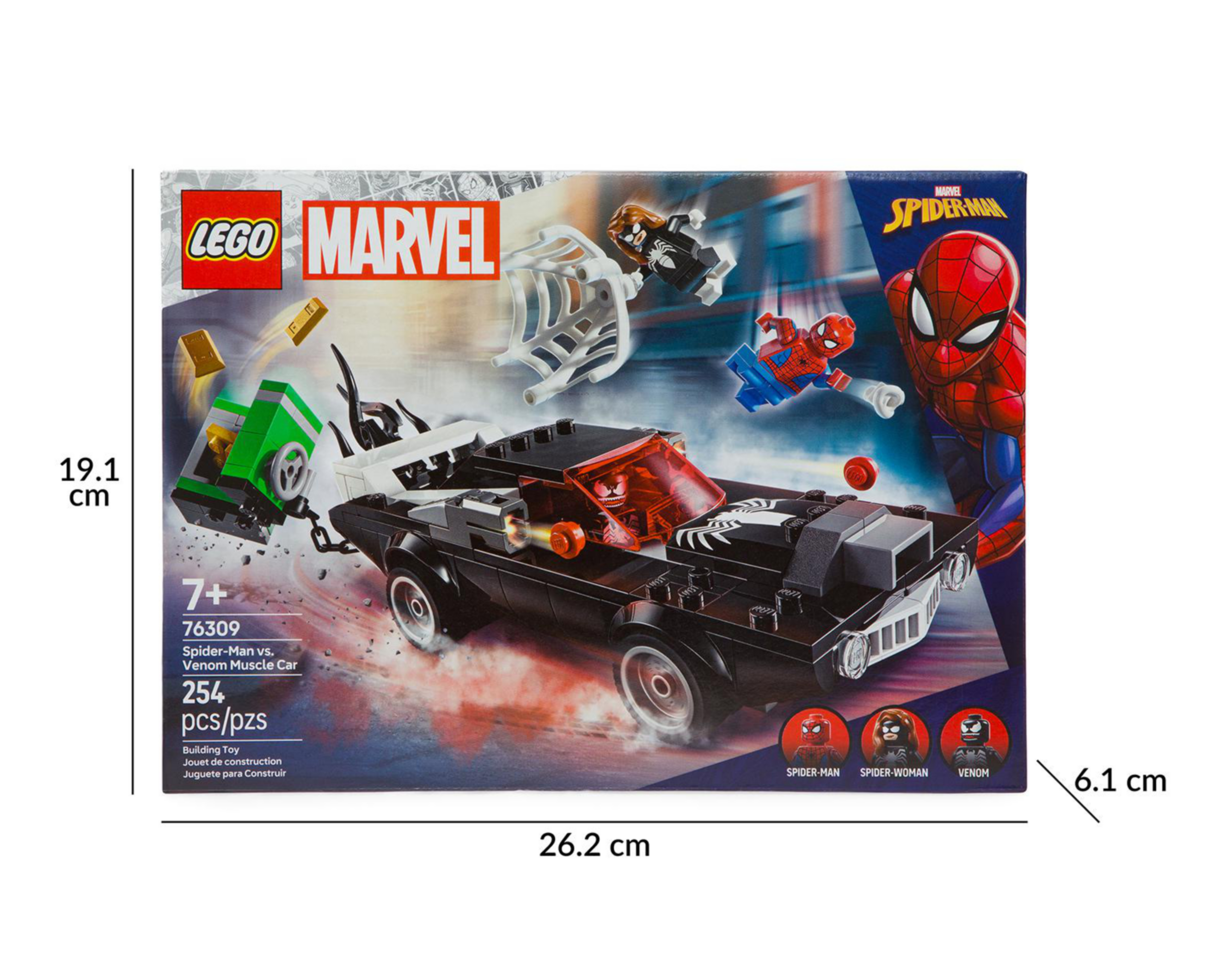 Foto 11 pulgar | LEGO Marvel: Spider-Man vs Coche Brutal de Venom
