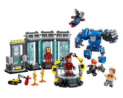 Foto 3 | LEGO Marvel: Laboratorio de Iron Man: Sala de Armaduras