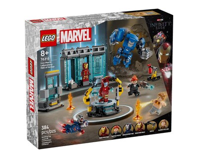 Foto 4 | LEGO Marvel: Laboratorio de Iron Man: Sala de Armaduras