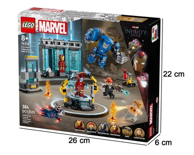 Foto 5 | LEGO Marvel: Laboratorio de Iron Man: Sala de Armaduras
