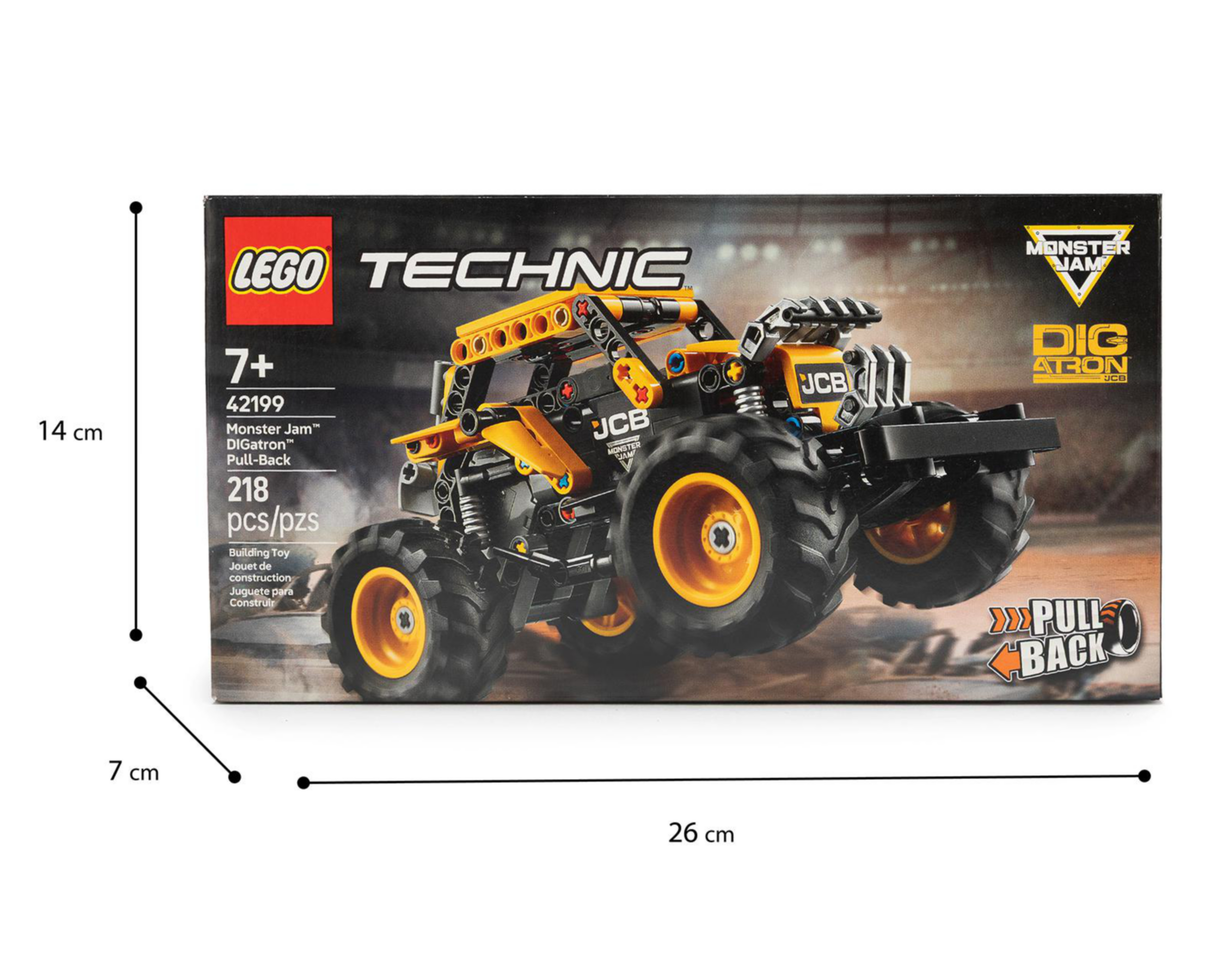 Foto 11 pulgar | LEGO Thecnic: Monster Jam DIGatron con Motor de Carga Manual
