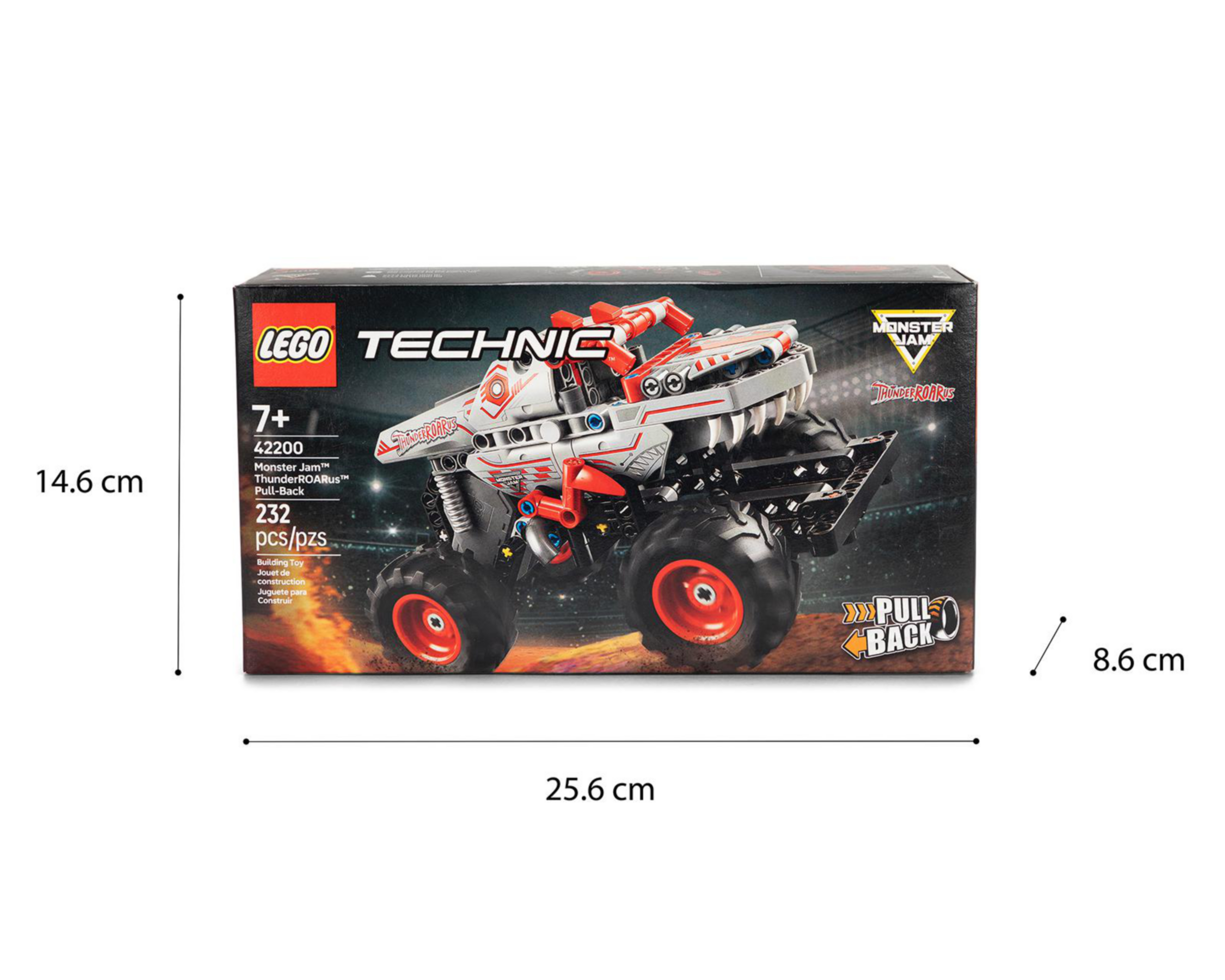 Foto 10 | LEGO Thecnic: Monster Jam ThunderROARus con Motor de Carga Manual